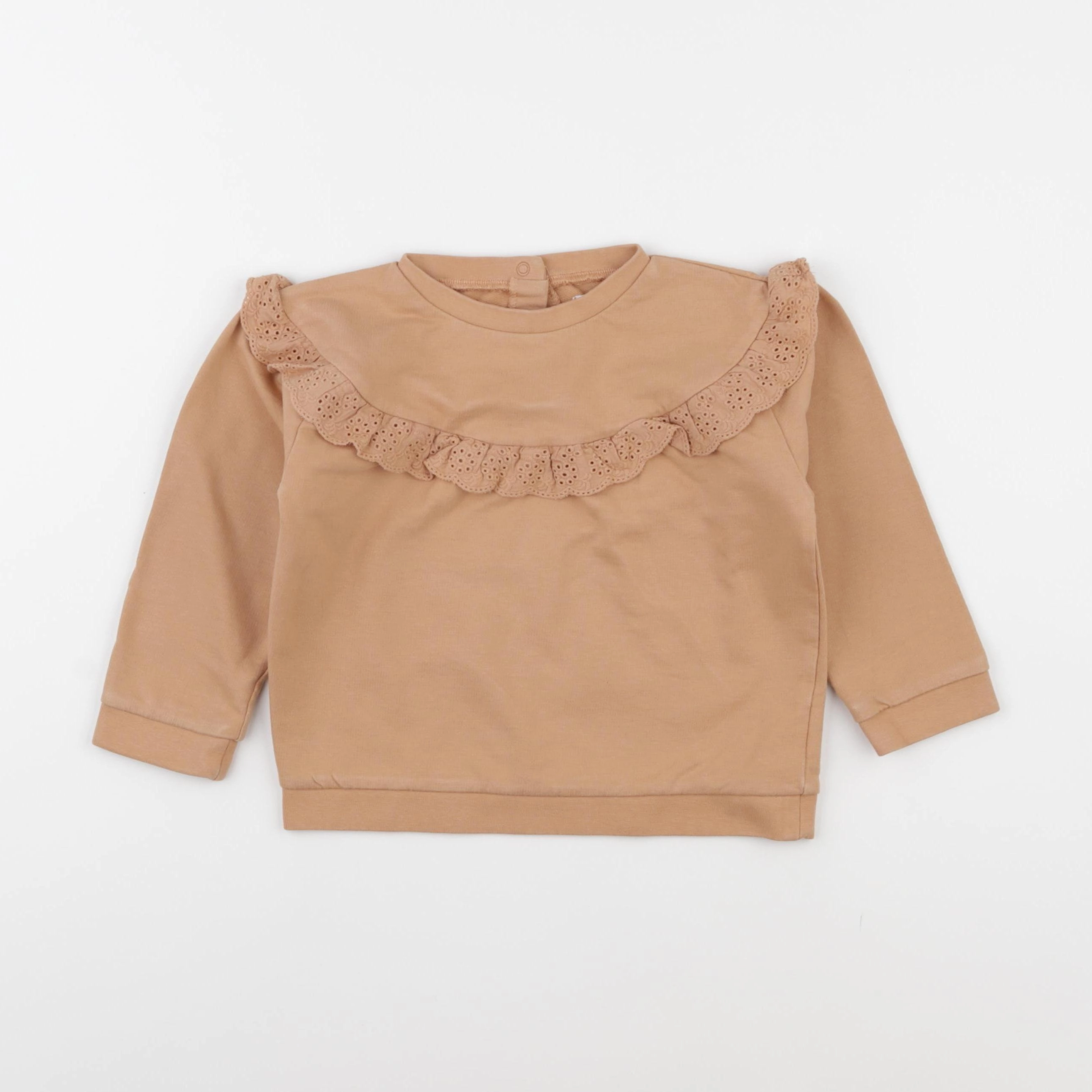 Vertbaudet - sweat marron - 36 mois