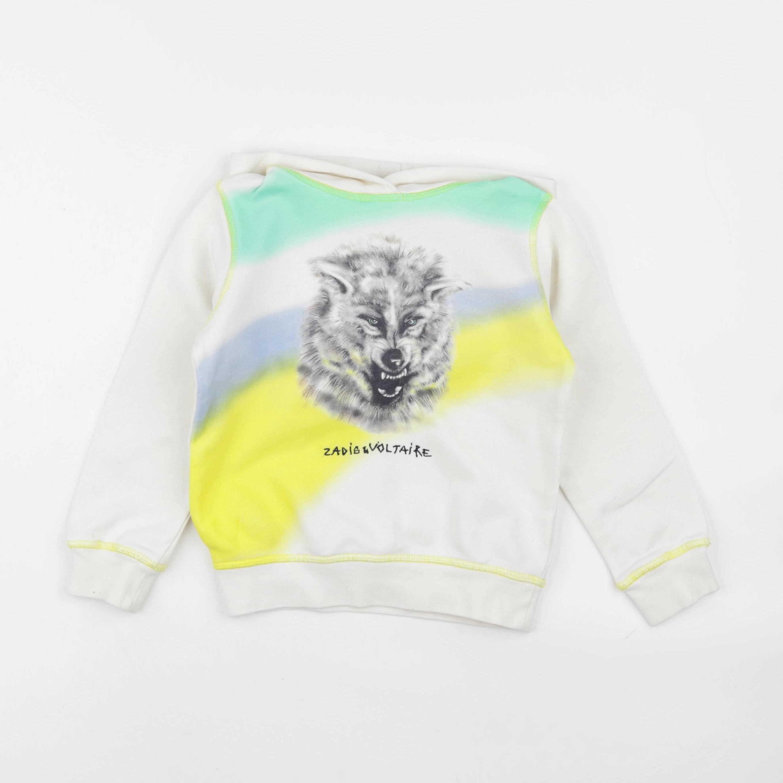Zadig & Voltaire - sweat beige - 4 ans