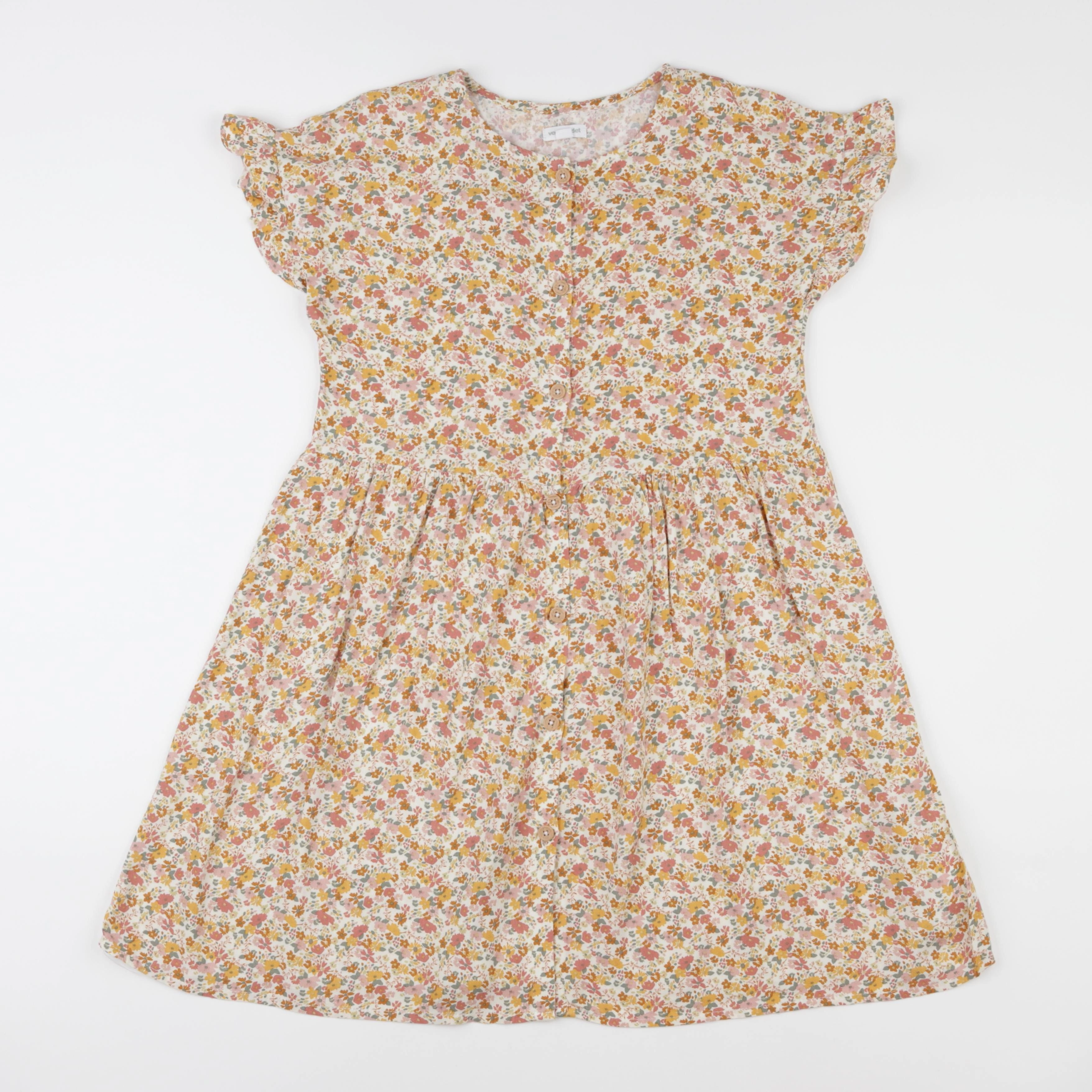 Vertbaudet - robe jaune - 10 ans