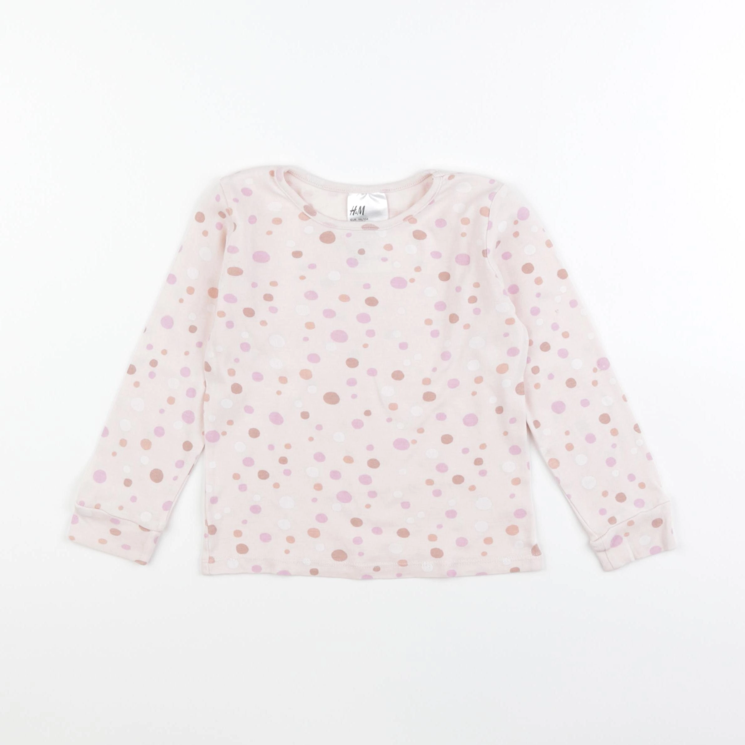 H&M - tee-shirt rose - 3/4 ans