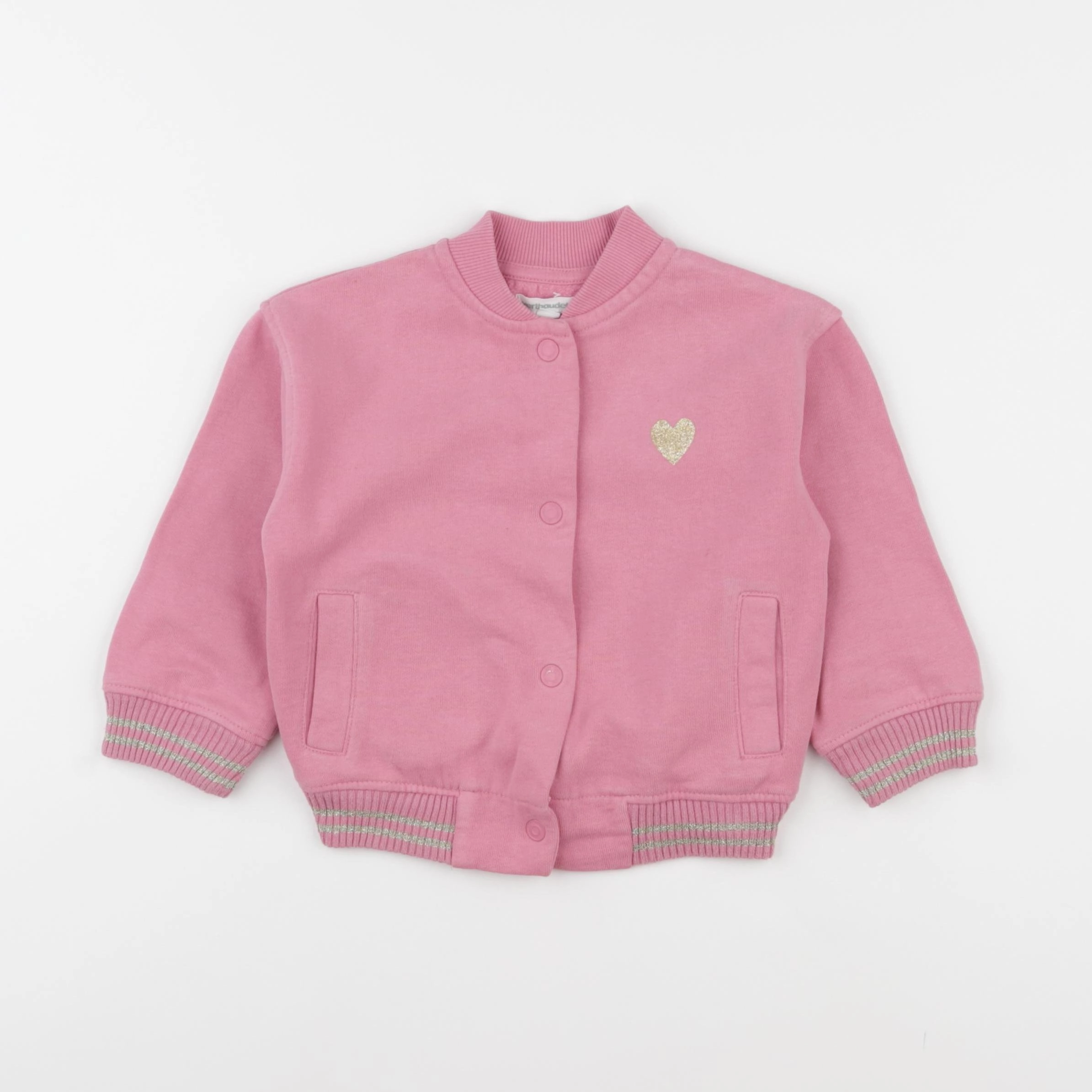Vertbaudet - sweat rose - 3 ans