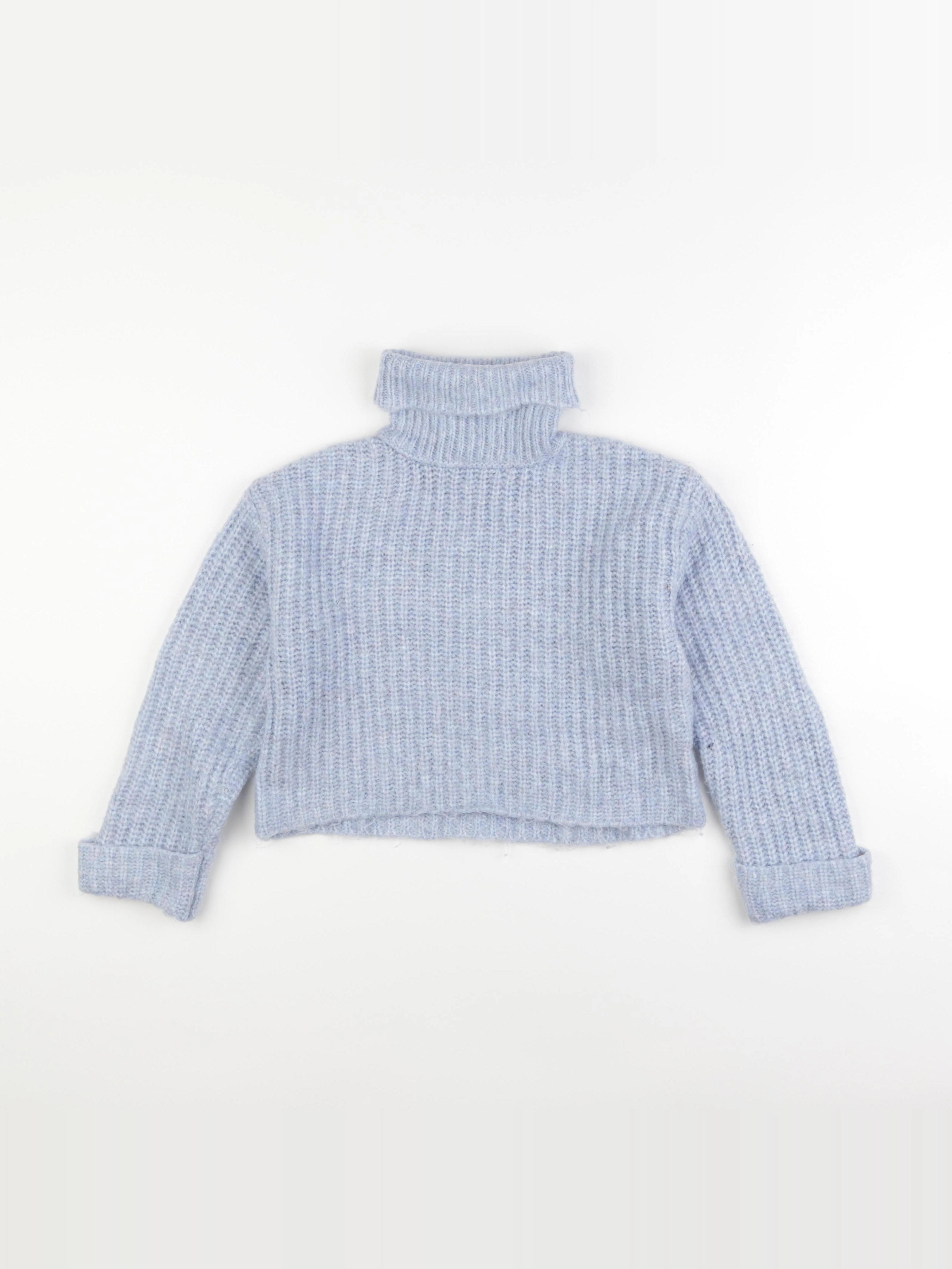Zara - pull bleu - 8/9 ans