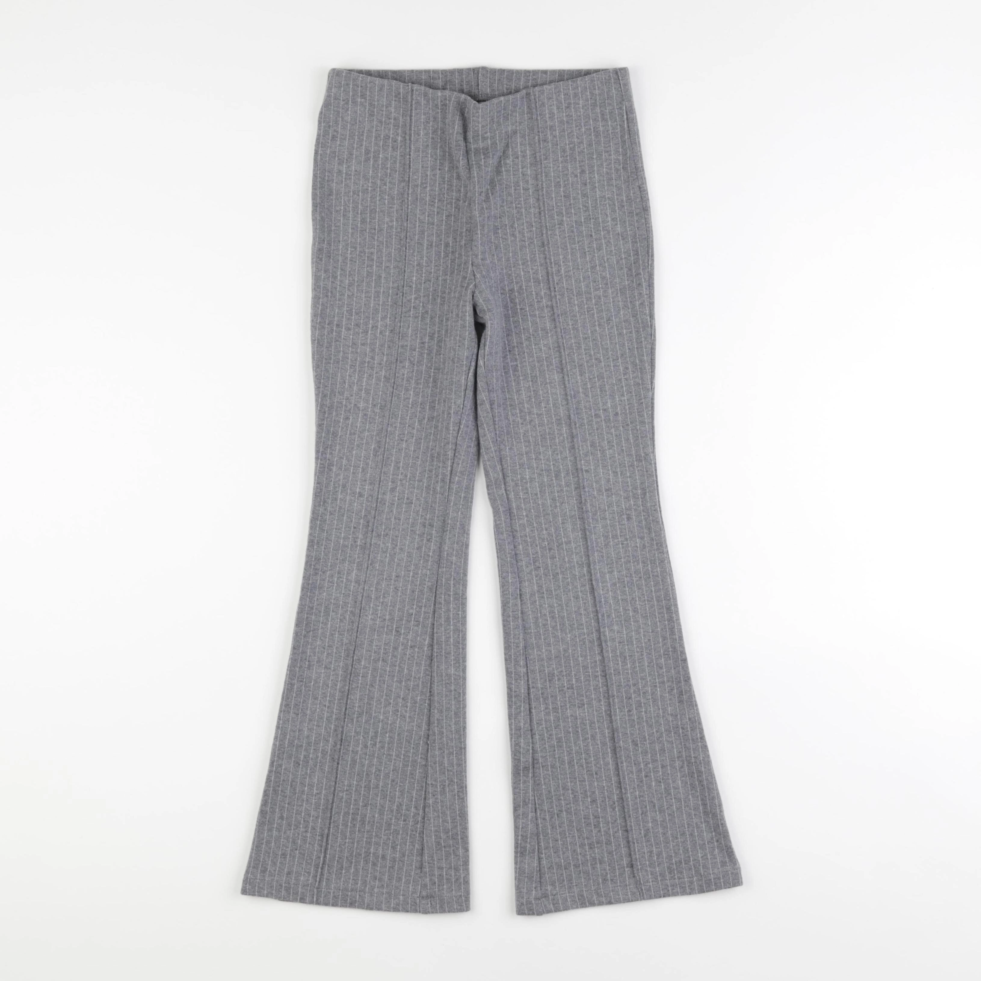 H&M - pantalon gris - 8/9 ans