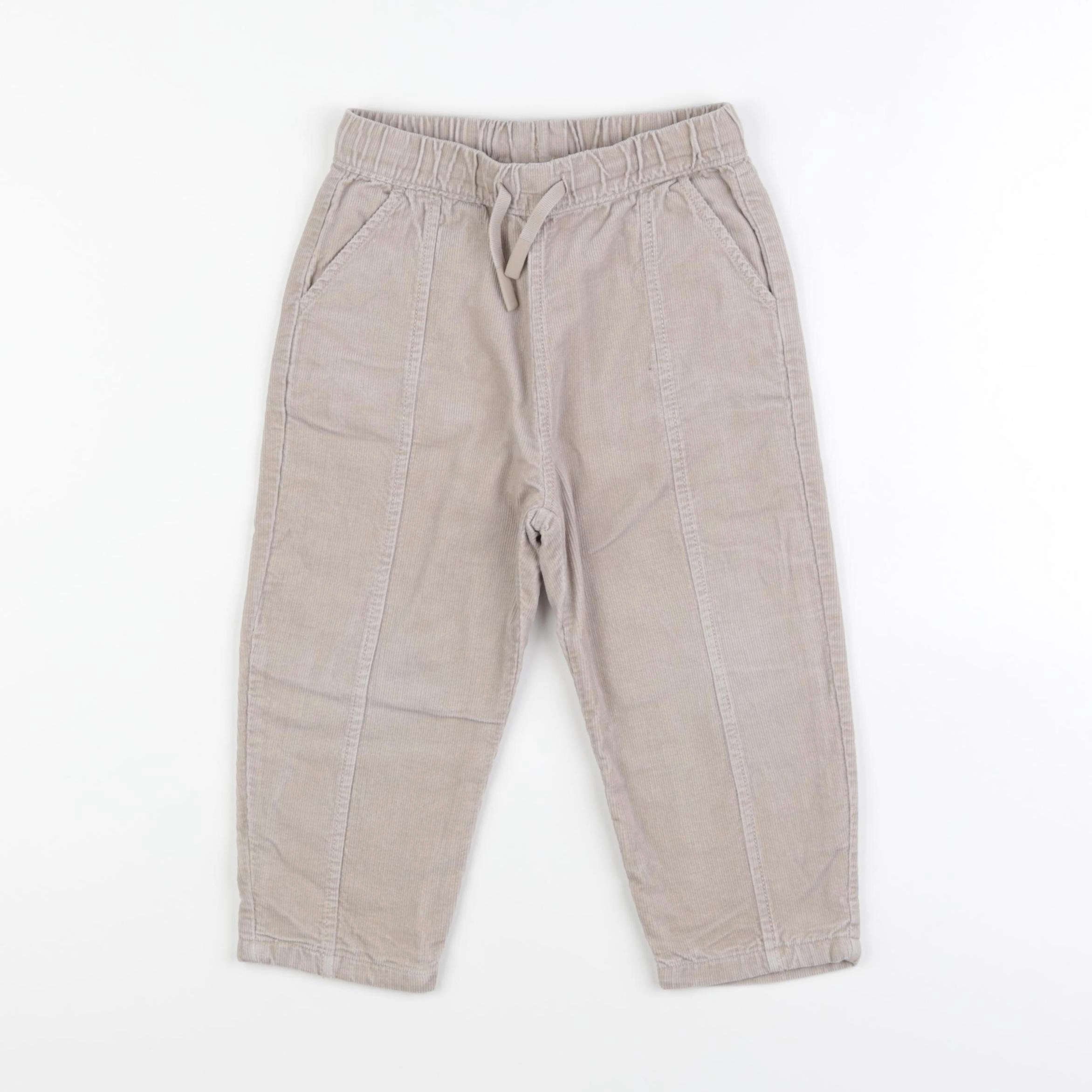 Zara - pantalon doublé beige - 2/3 ans