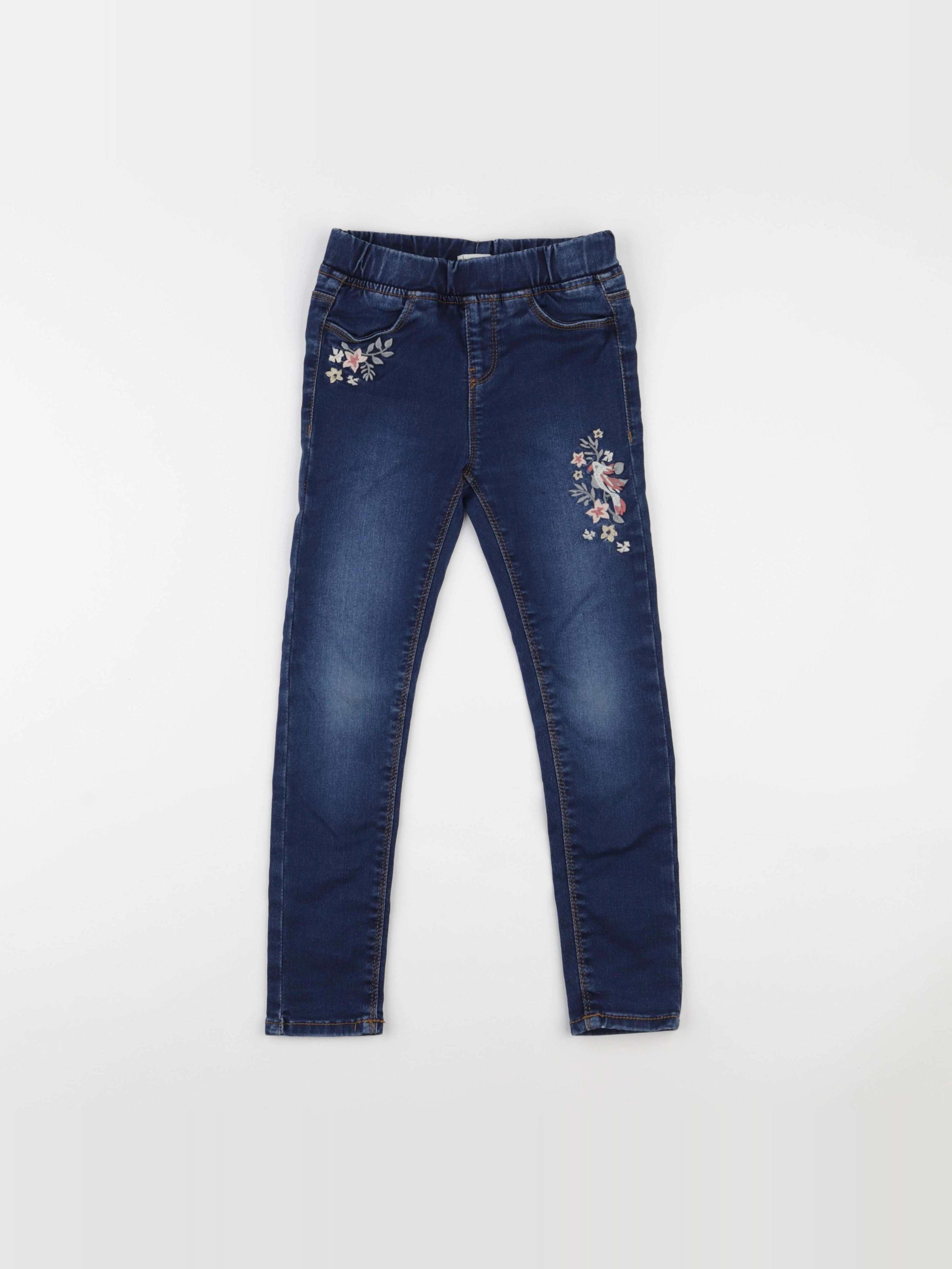 Vertbaudet - jegging bleu - 7 ans