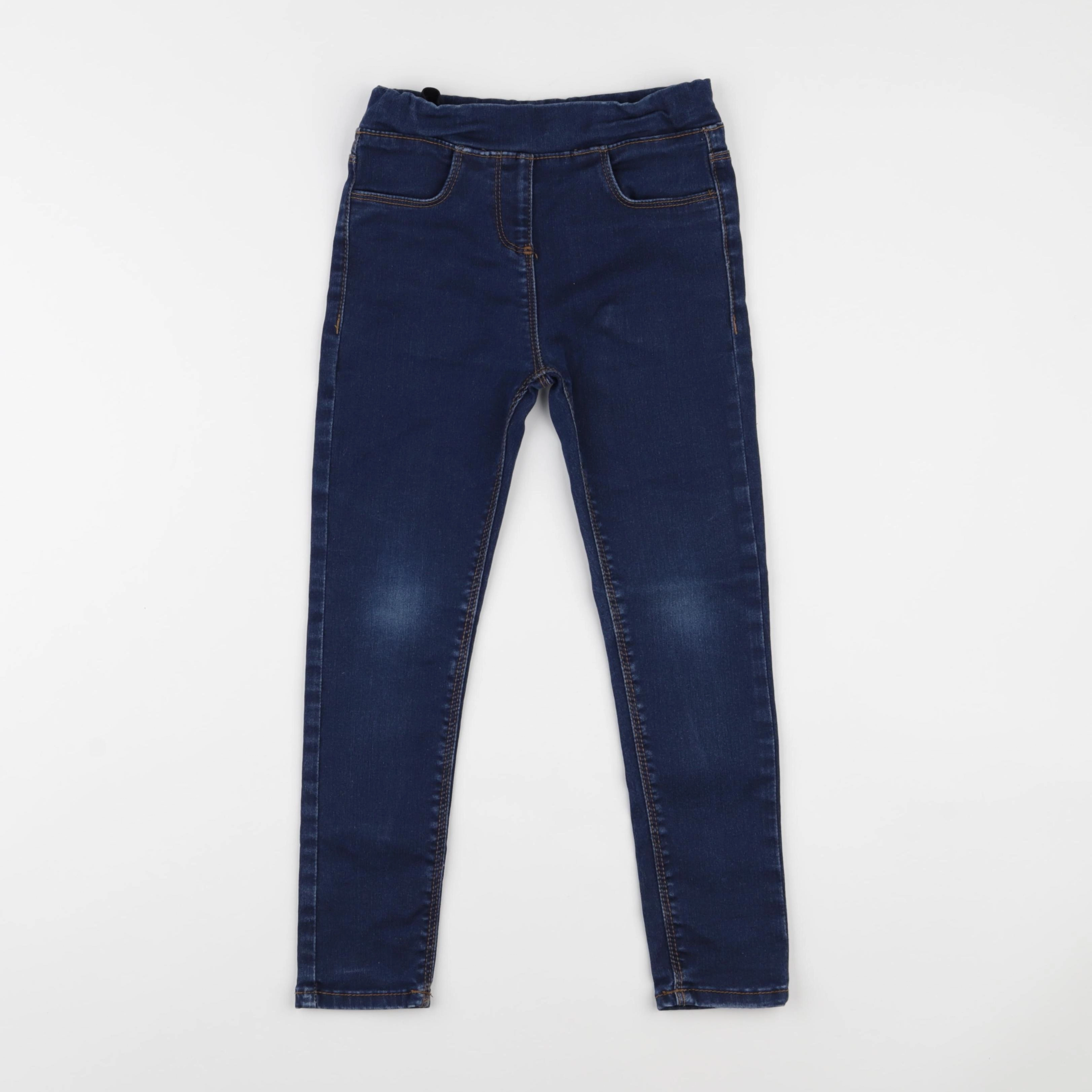Vertbaudet - jegging bleu - 7 ans