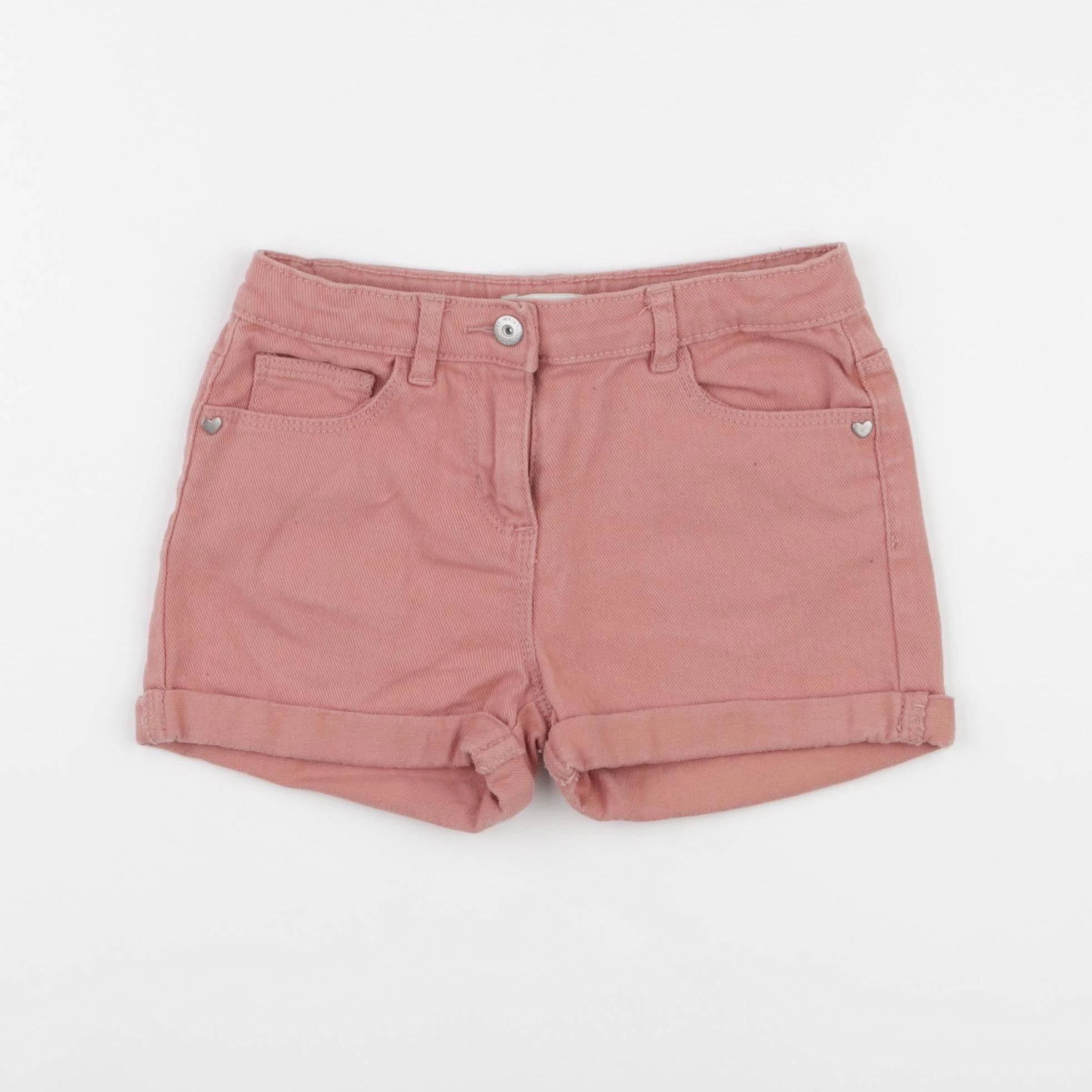 Vertbaudet - short rose - 7 ans