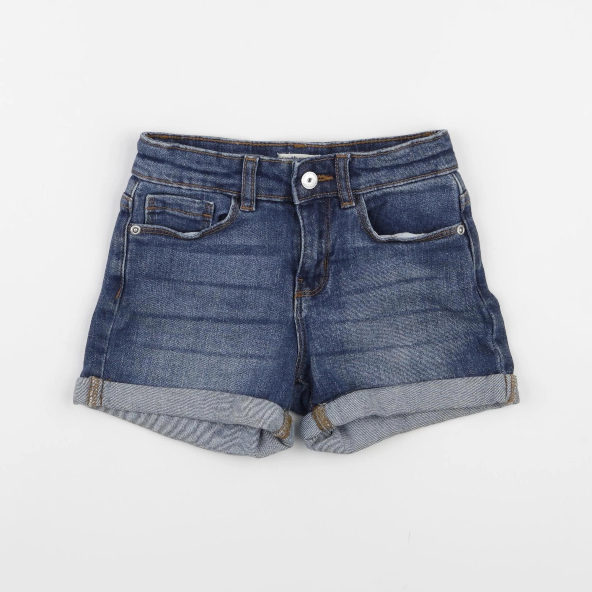 Vertbaudet - short bleu - 7 ans