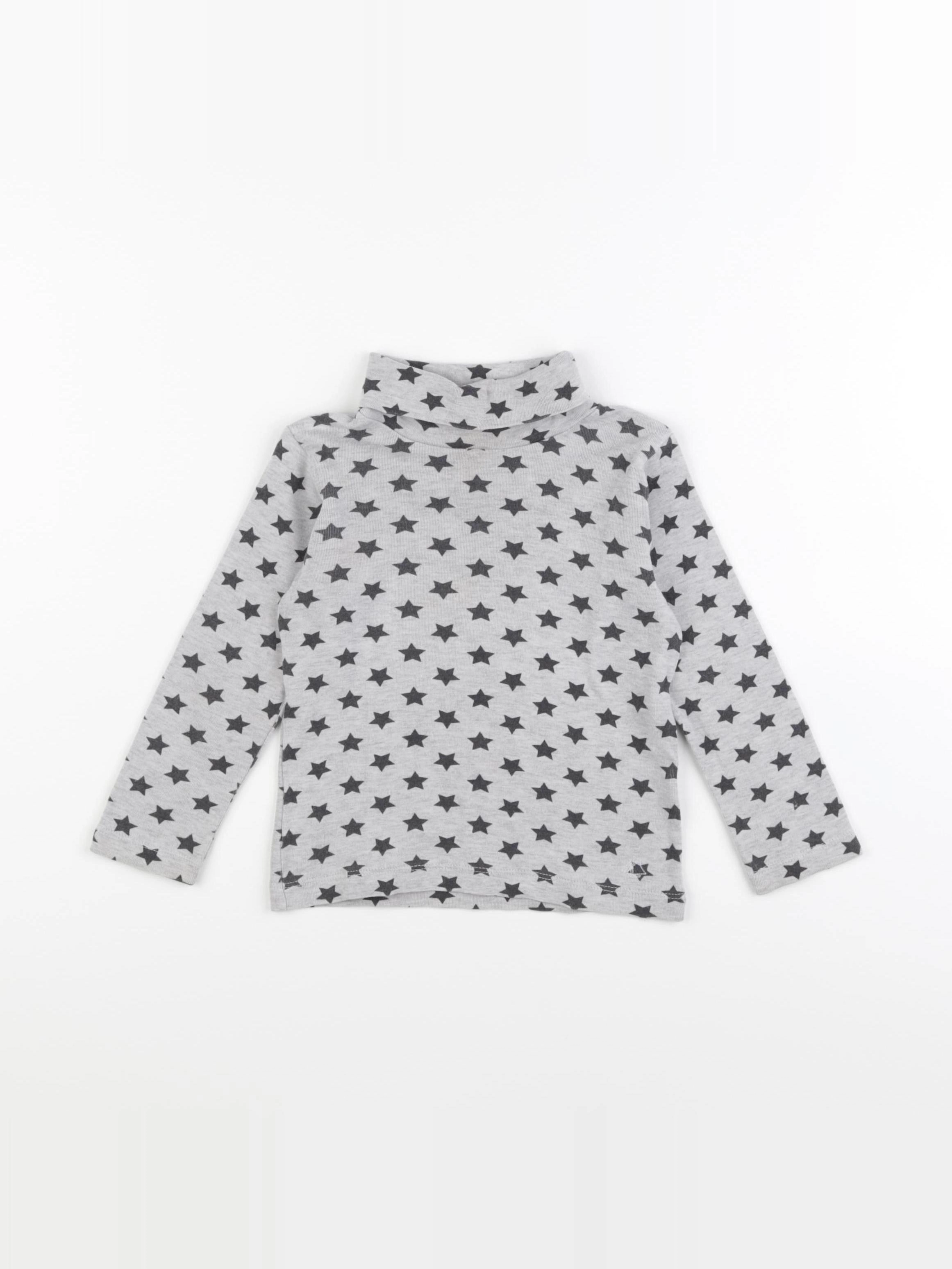 Petit Bateau - sous-pull gris - 3 ans