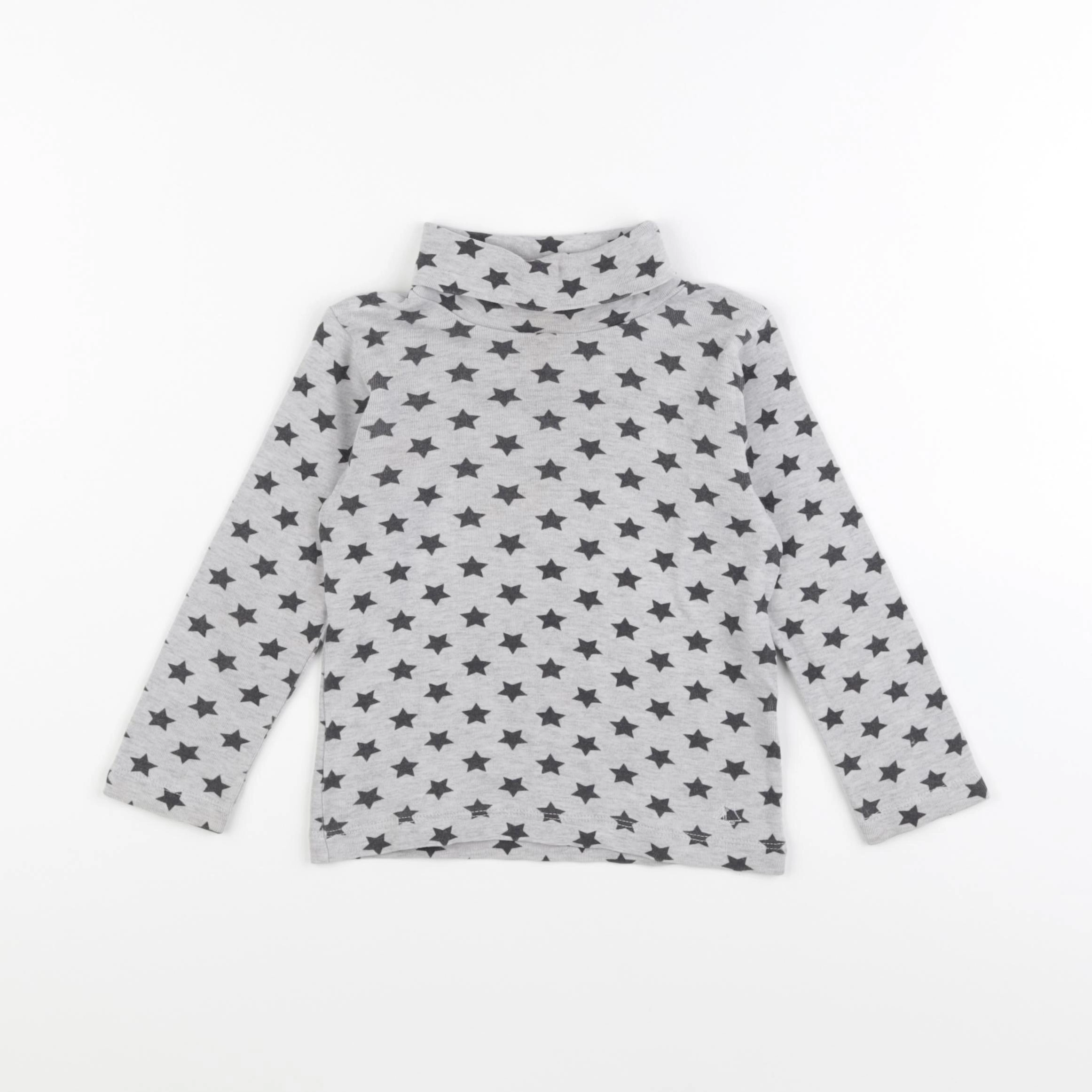 Petit Bateau - sous-pull gris - 3 ans
