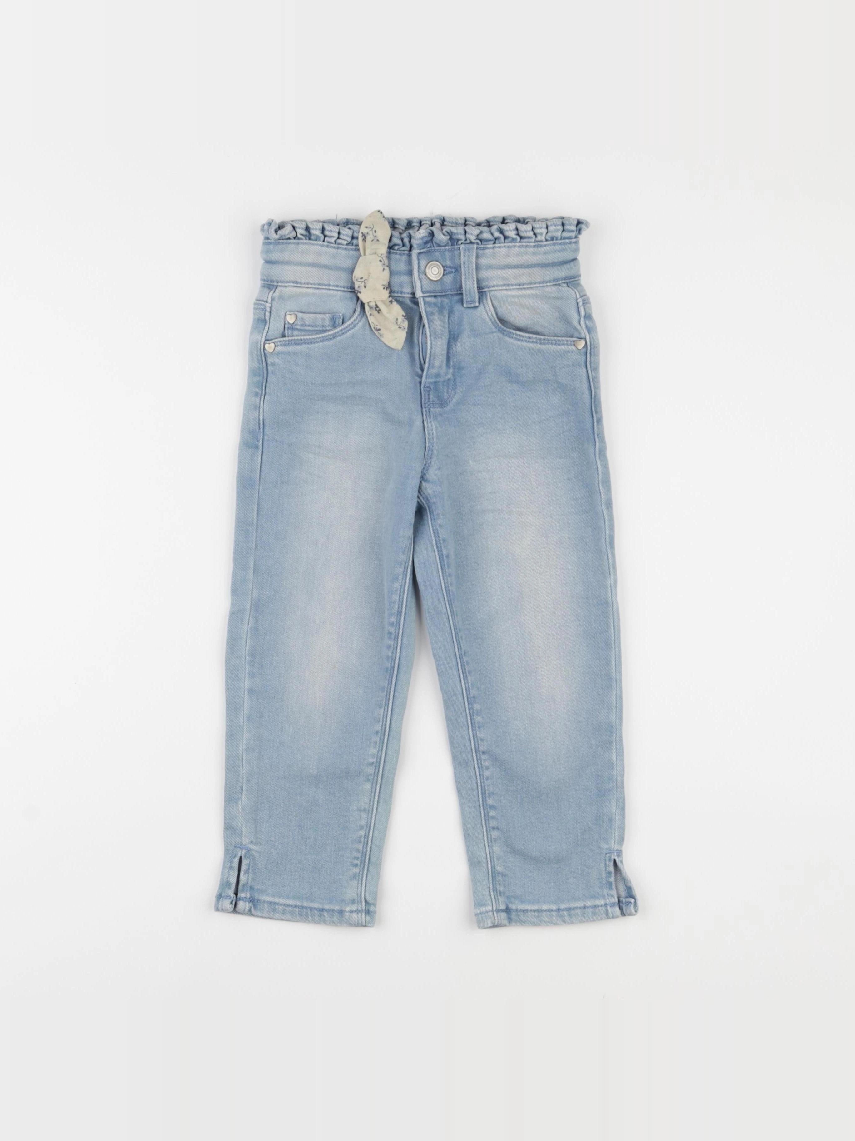 Vertbaudet - pantacourt bleu - 6 ans