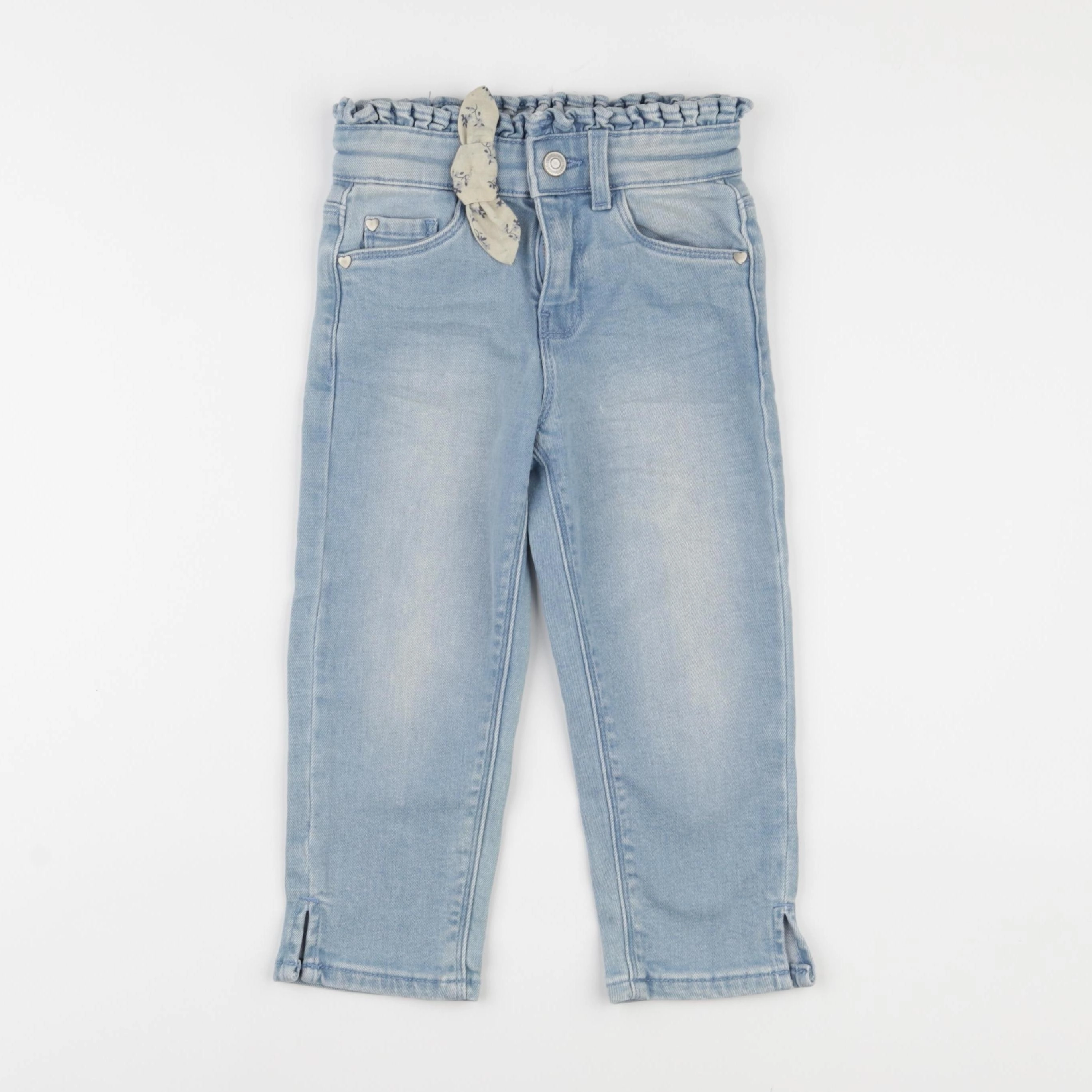 Vertbaudet - pantacourt bleu - 6 ans