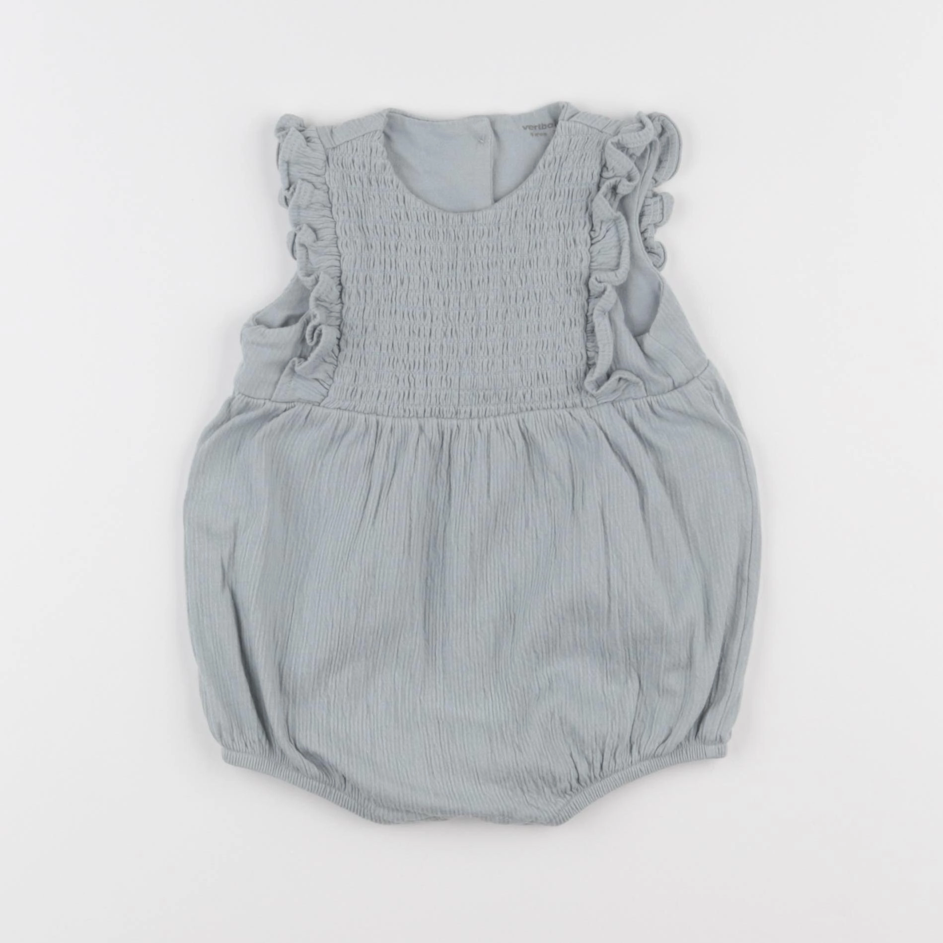 Vertbaudet - combinaison bleu - 9 mois