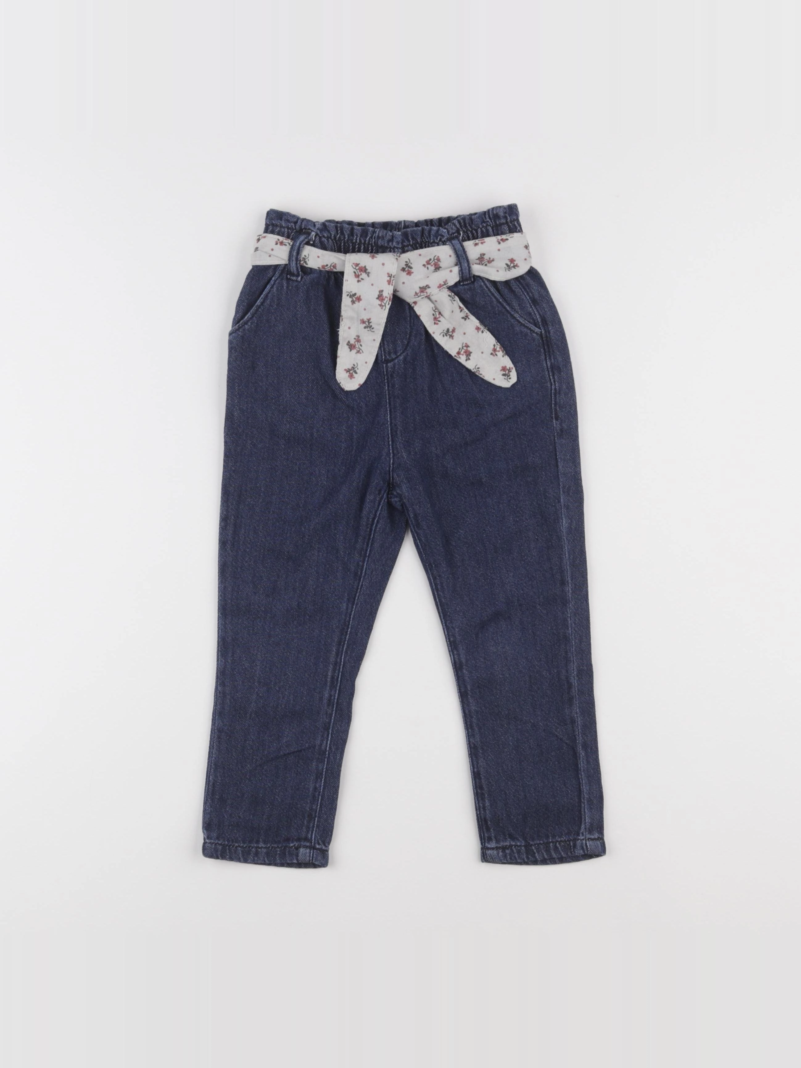 Vertbaudet - pantalon bleu - 24 mois