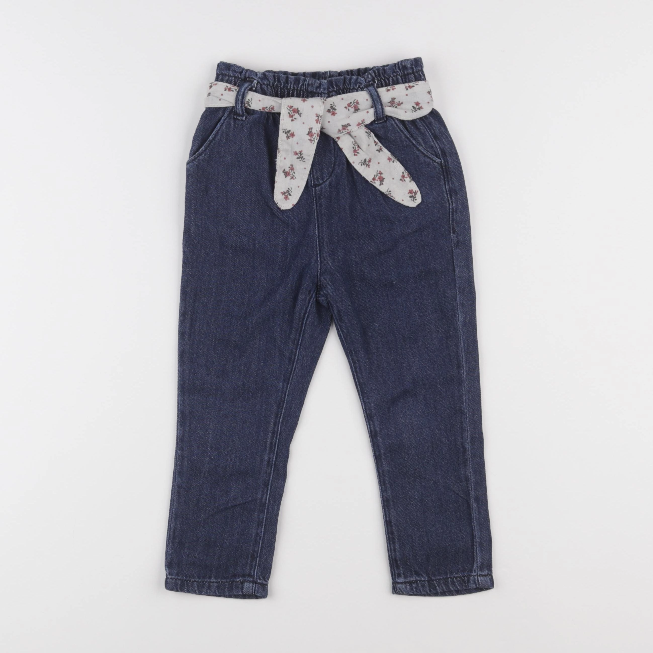 Vertbaudet - pantalon bleu - 24 mois