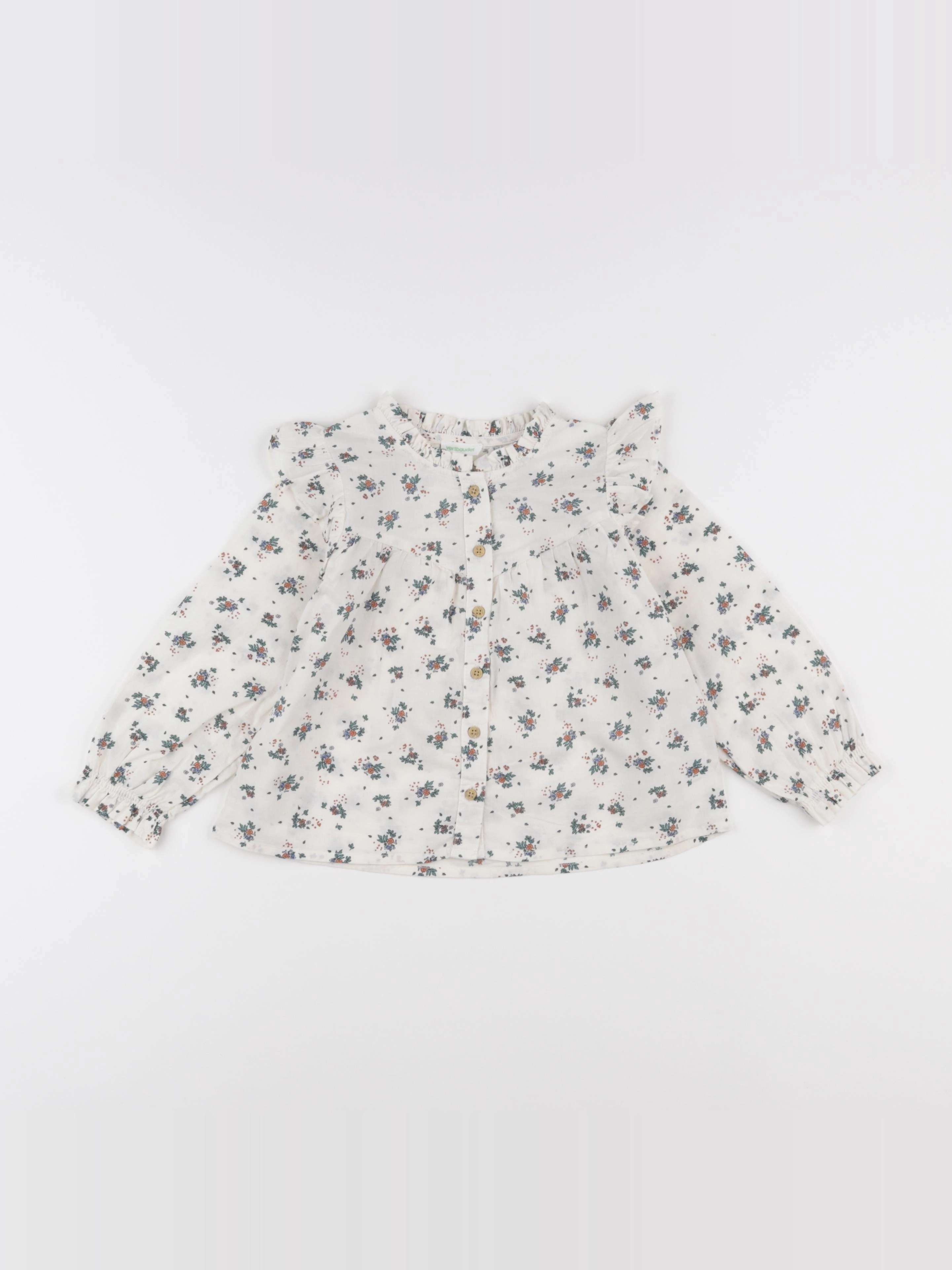 Vertbaudet - blouse blanc - 2 ans