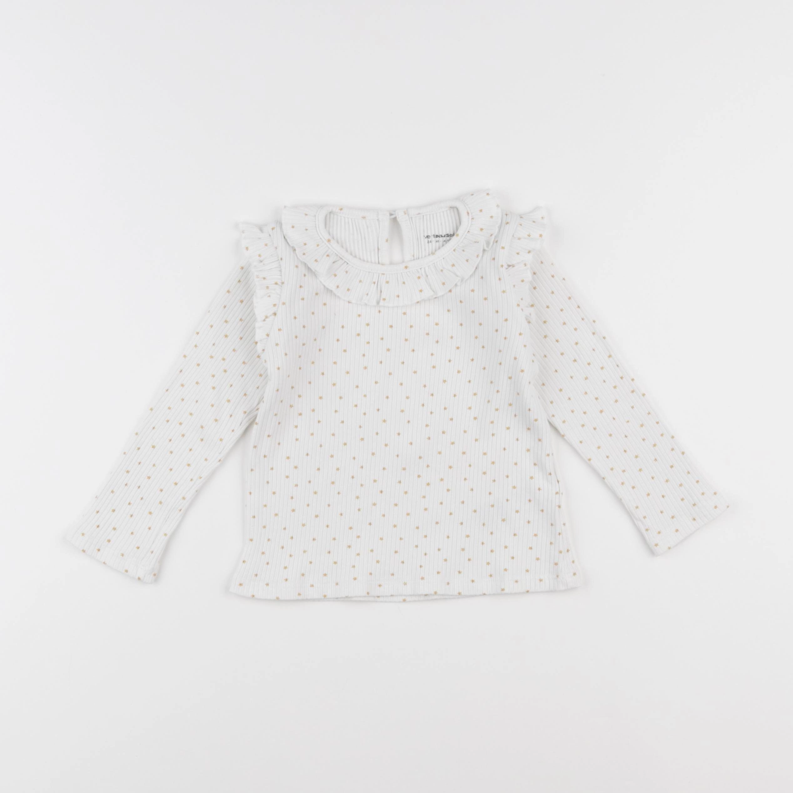 Vertbaudet - tee-shirt blanc - 24 mois
