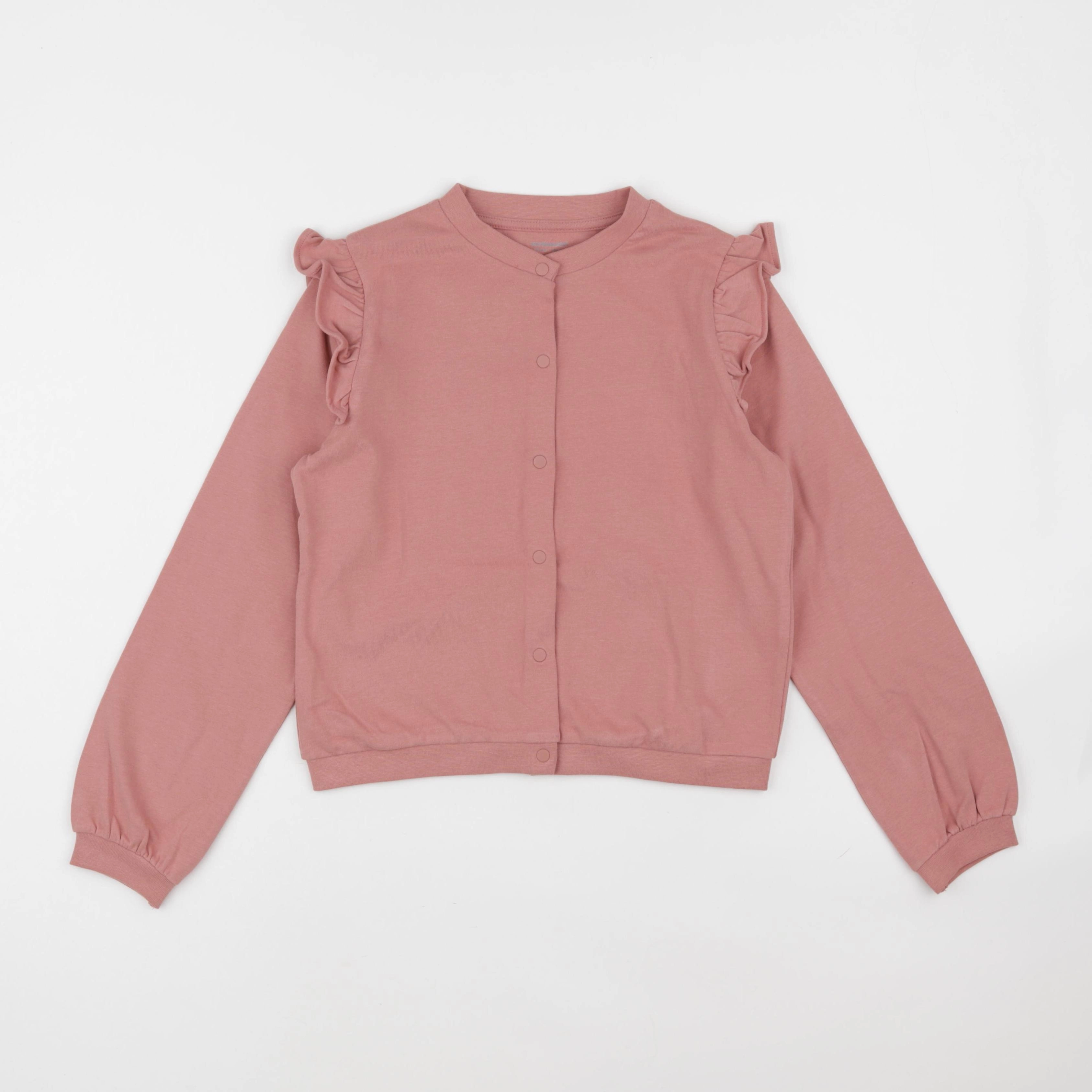 Vertbaudet - sweat rose - 10 ans