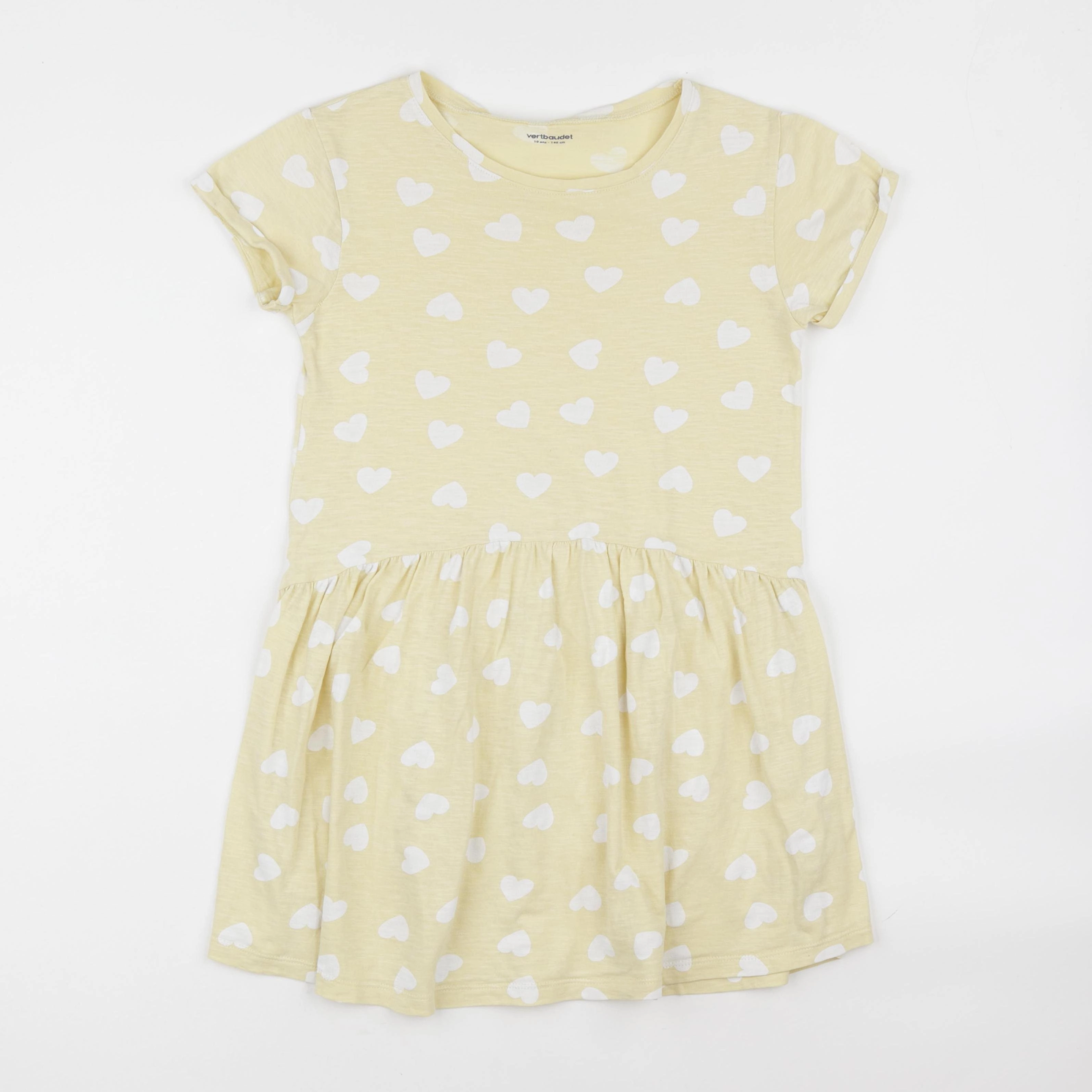 Vertbaudet - robe jaune - 10 ans