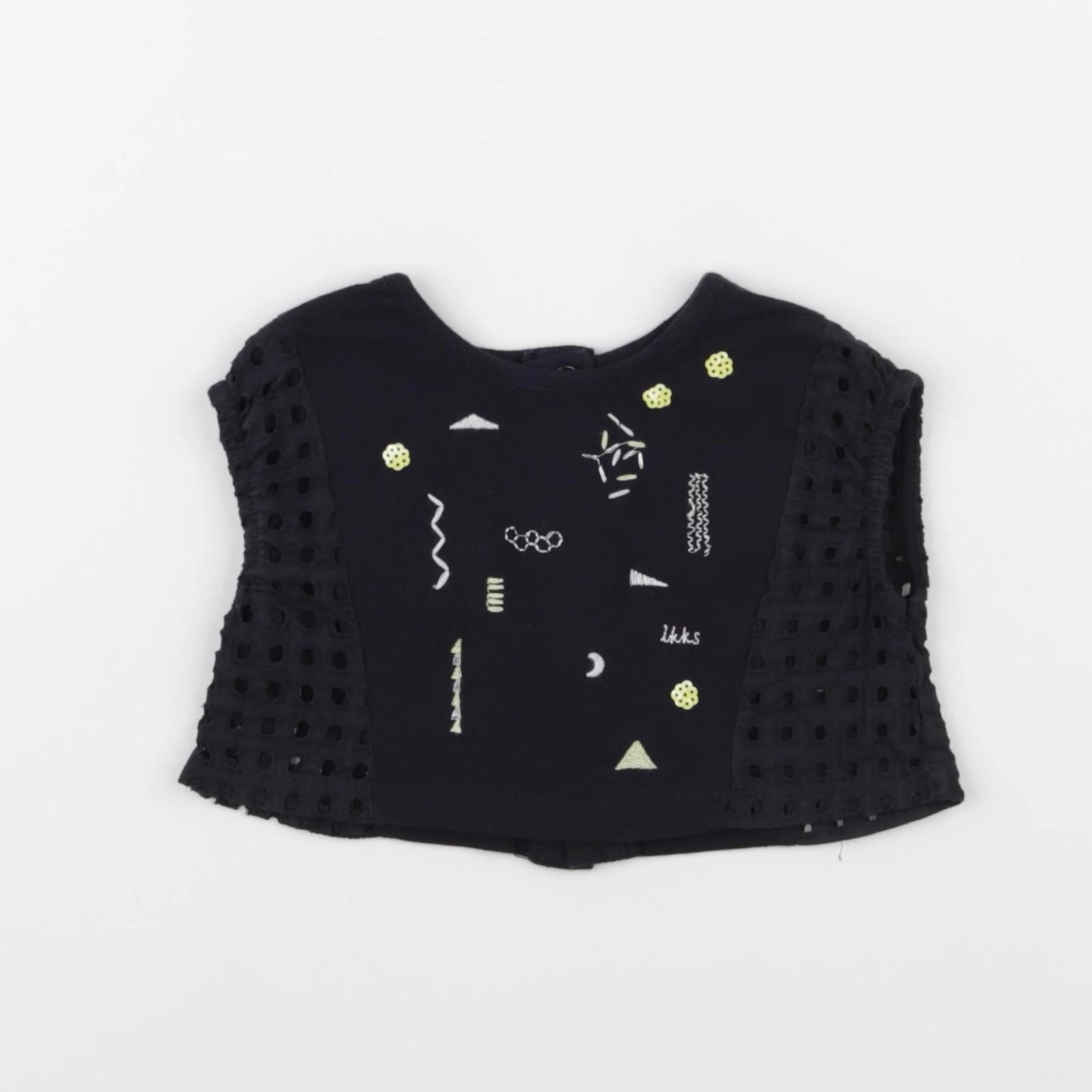 IKKS - tee-shirt noir - 6 mois