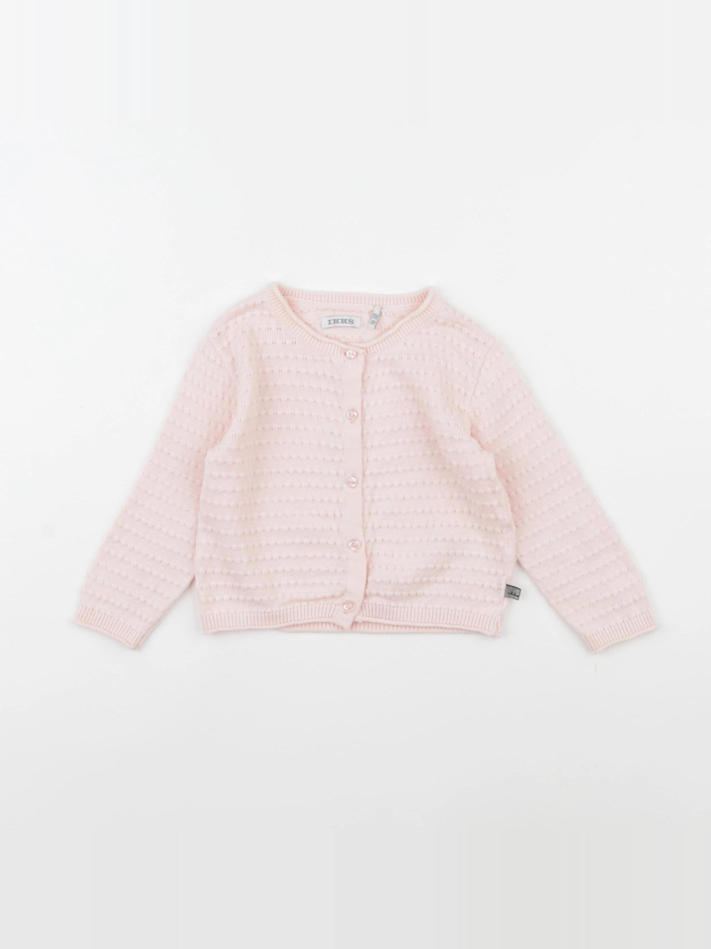 IKKS - gilet rose - 18 mois