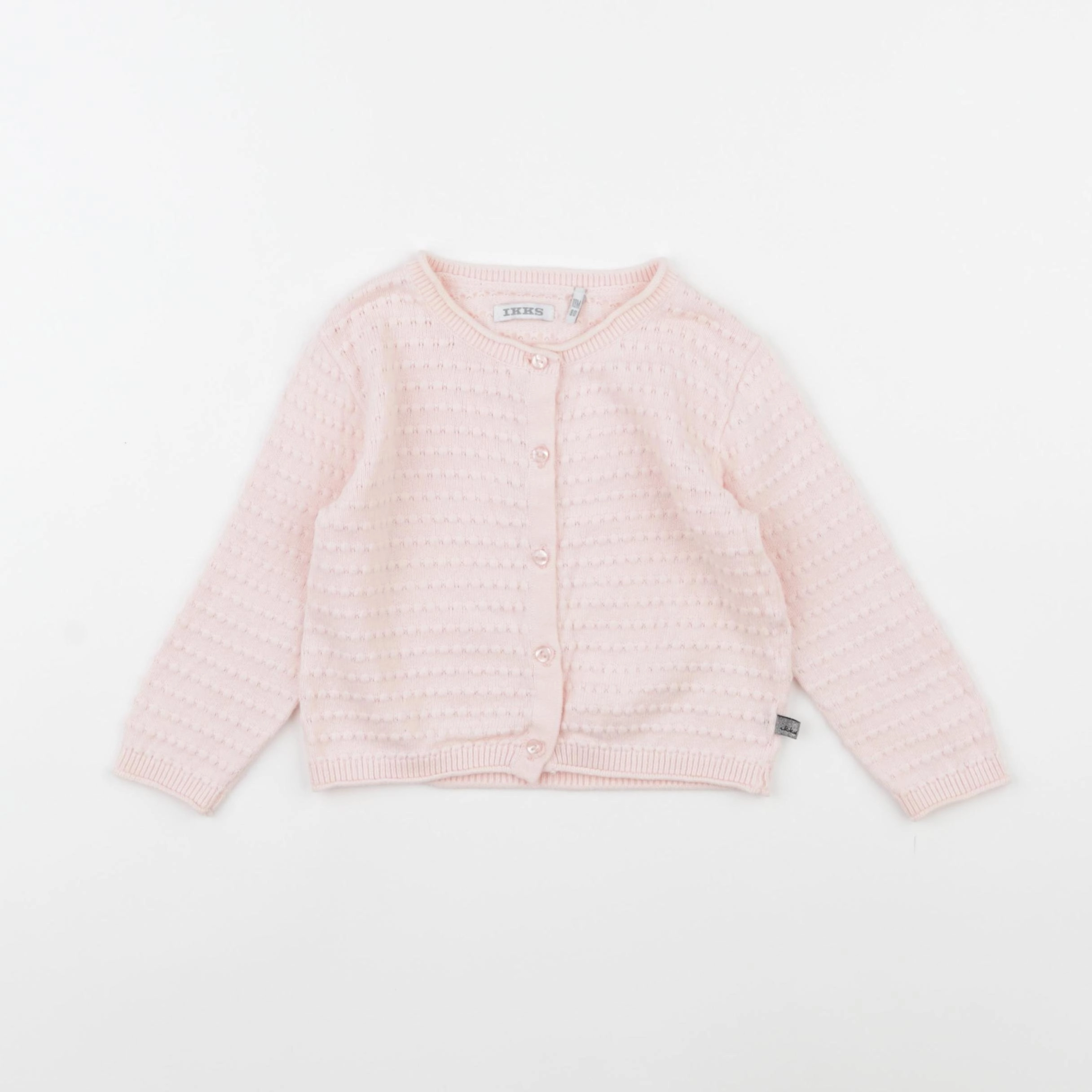 IKKS - gilet rose - 18 mois