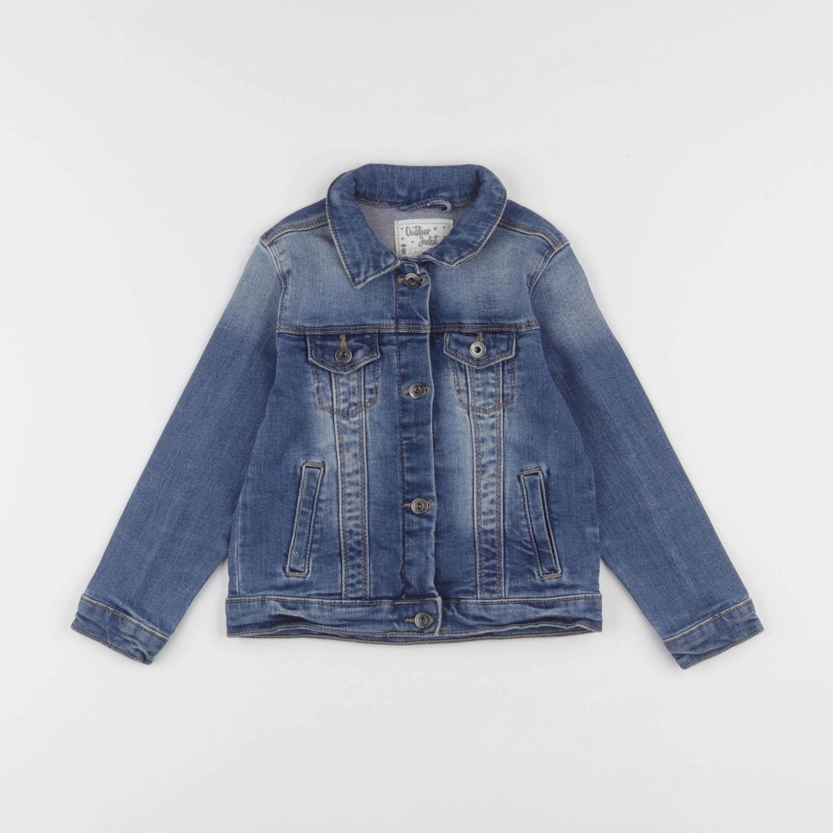 Vertbaudet - veste bleu - 4 ans
