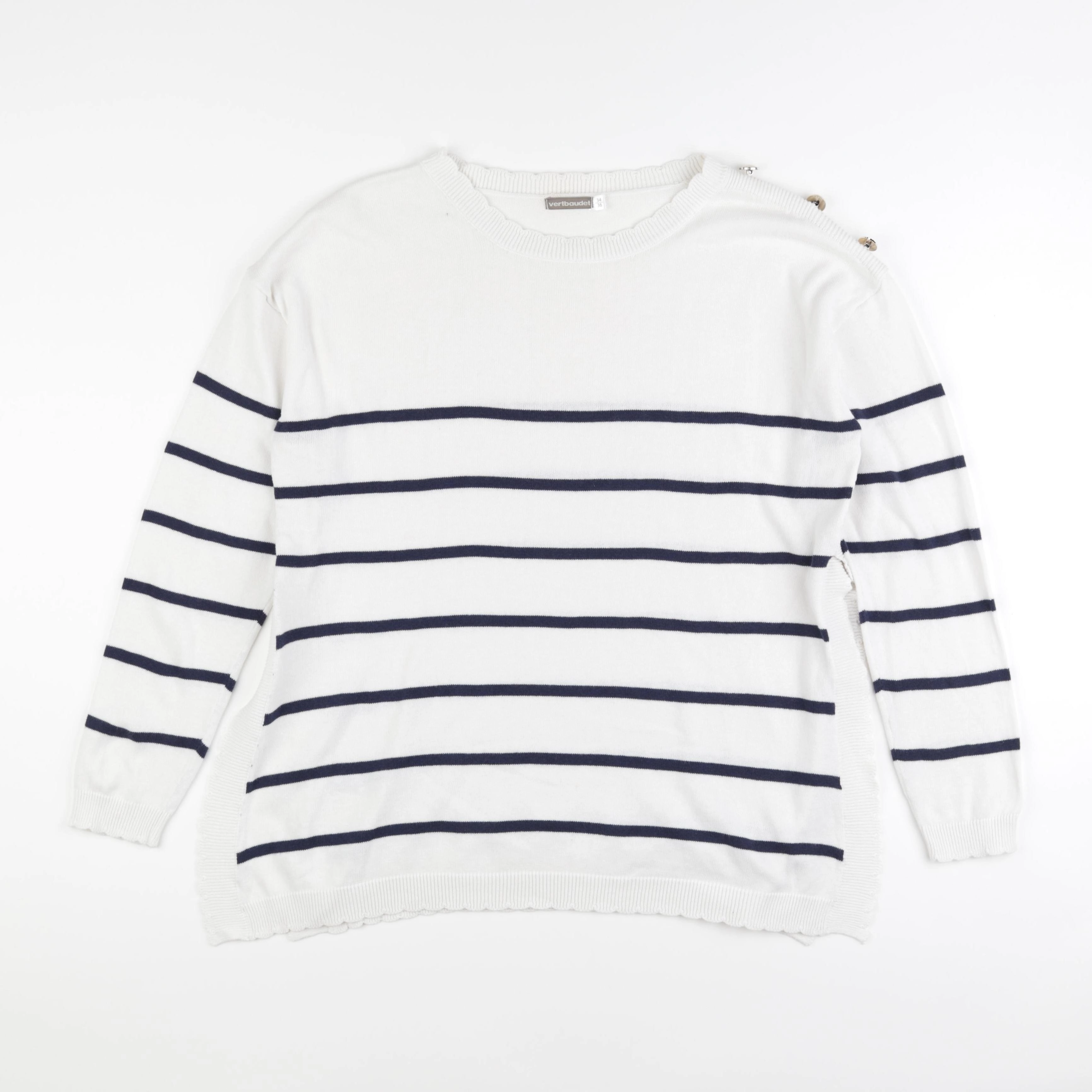 Vertbaudet - pull grossesse bleu - 34 à 36