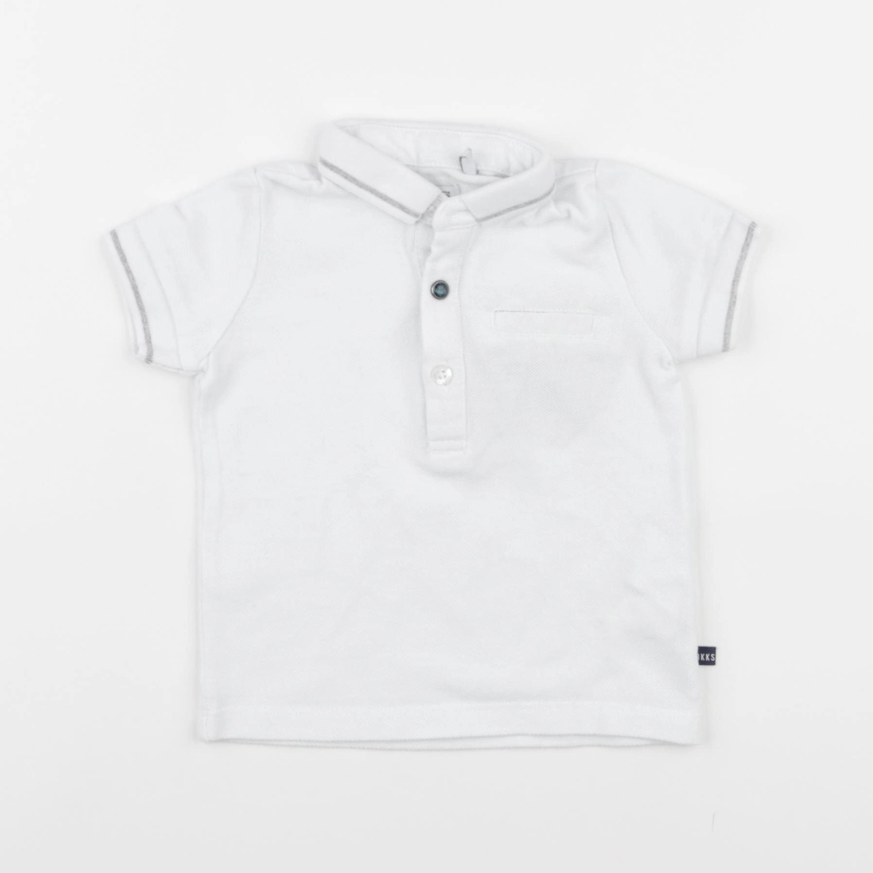 IKKS - polo blanc - 6 mois