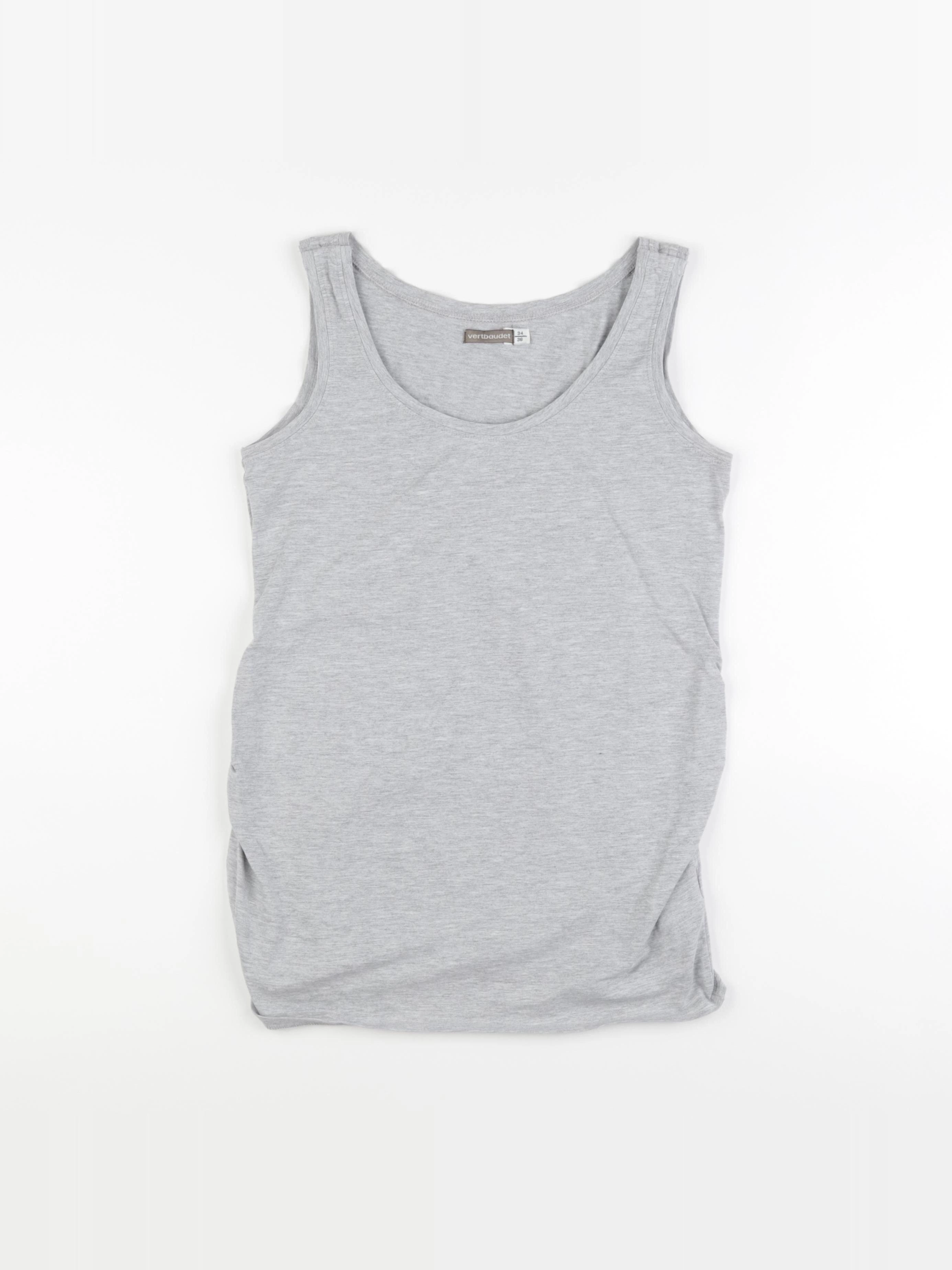 Vertbaudet - débardeur grossesse gris - 34 à 36