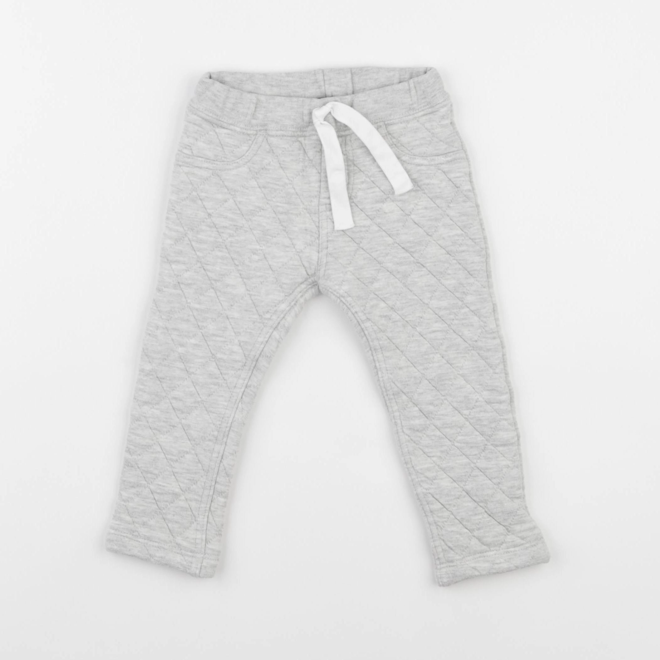 Petit Bateau - pantalon gris - 12 mois