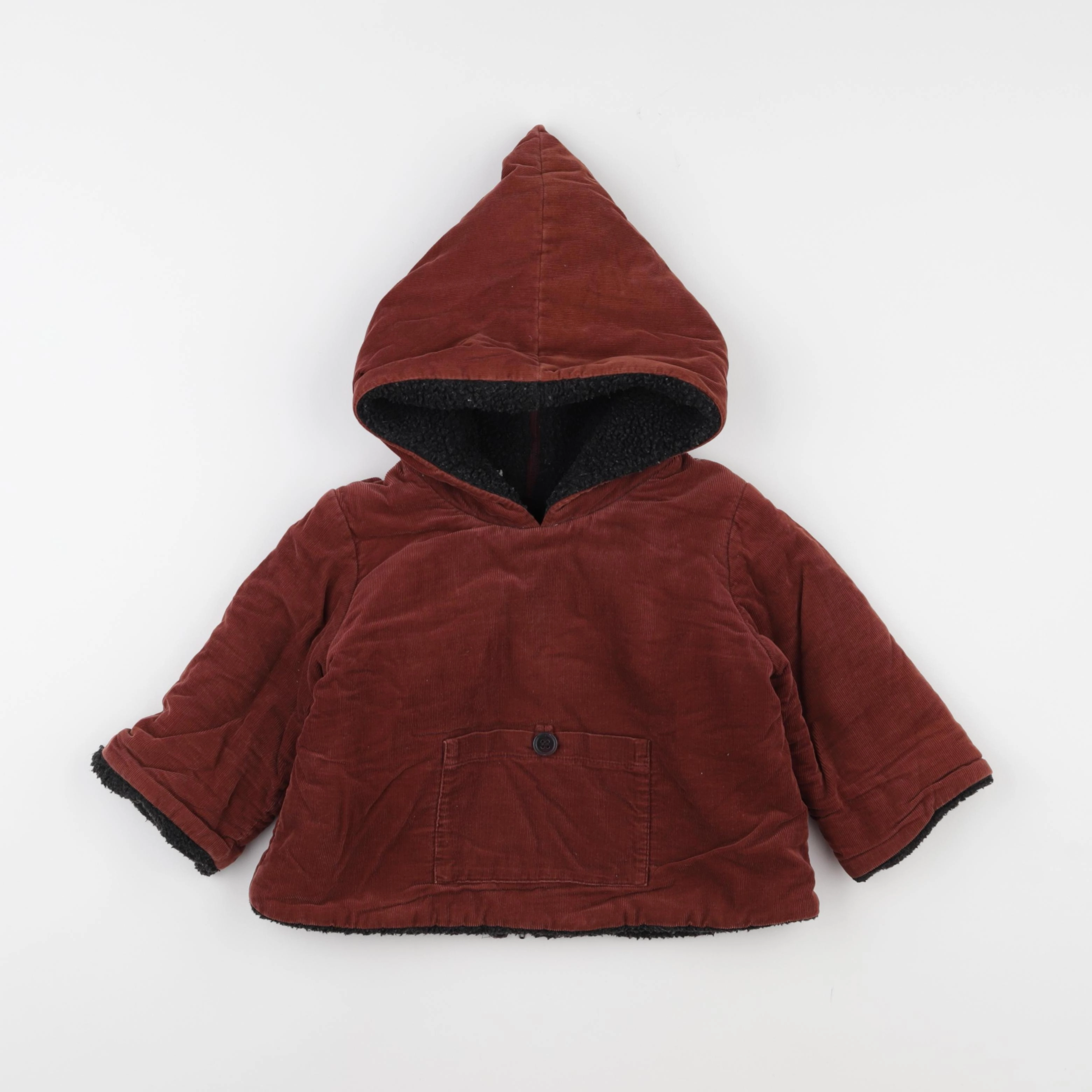 Bonton - burnou marron - 18 mois