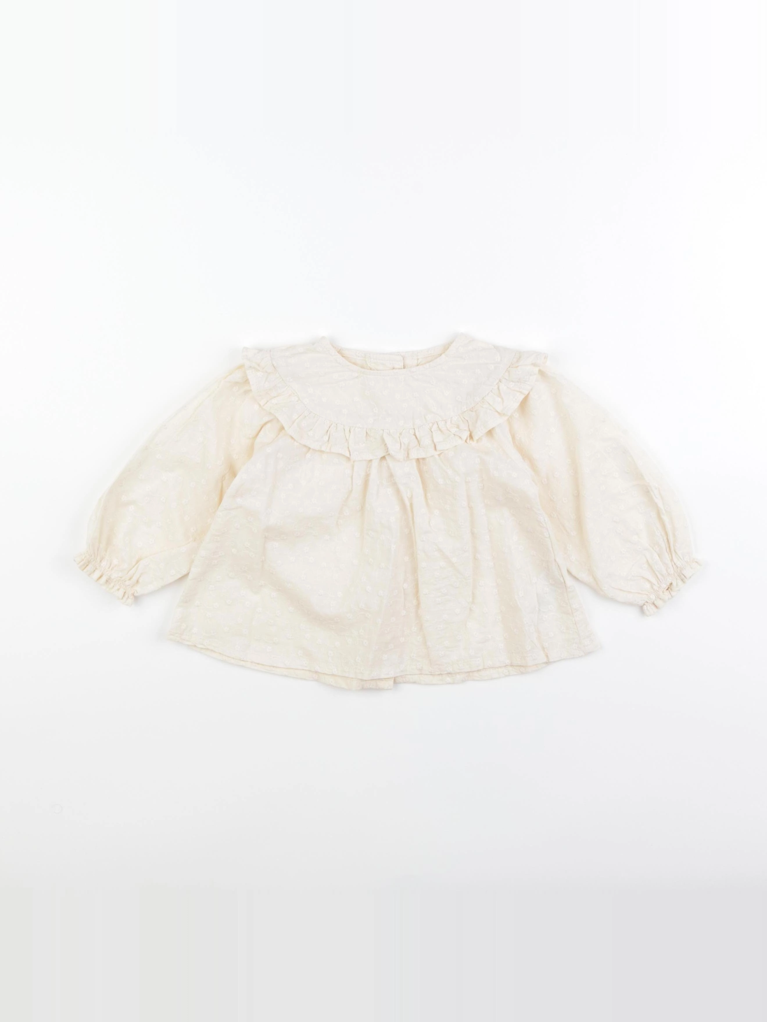 Vertbaudet - blouse beige - 18 mois
