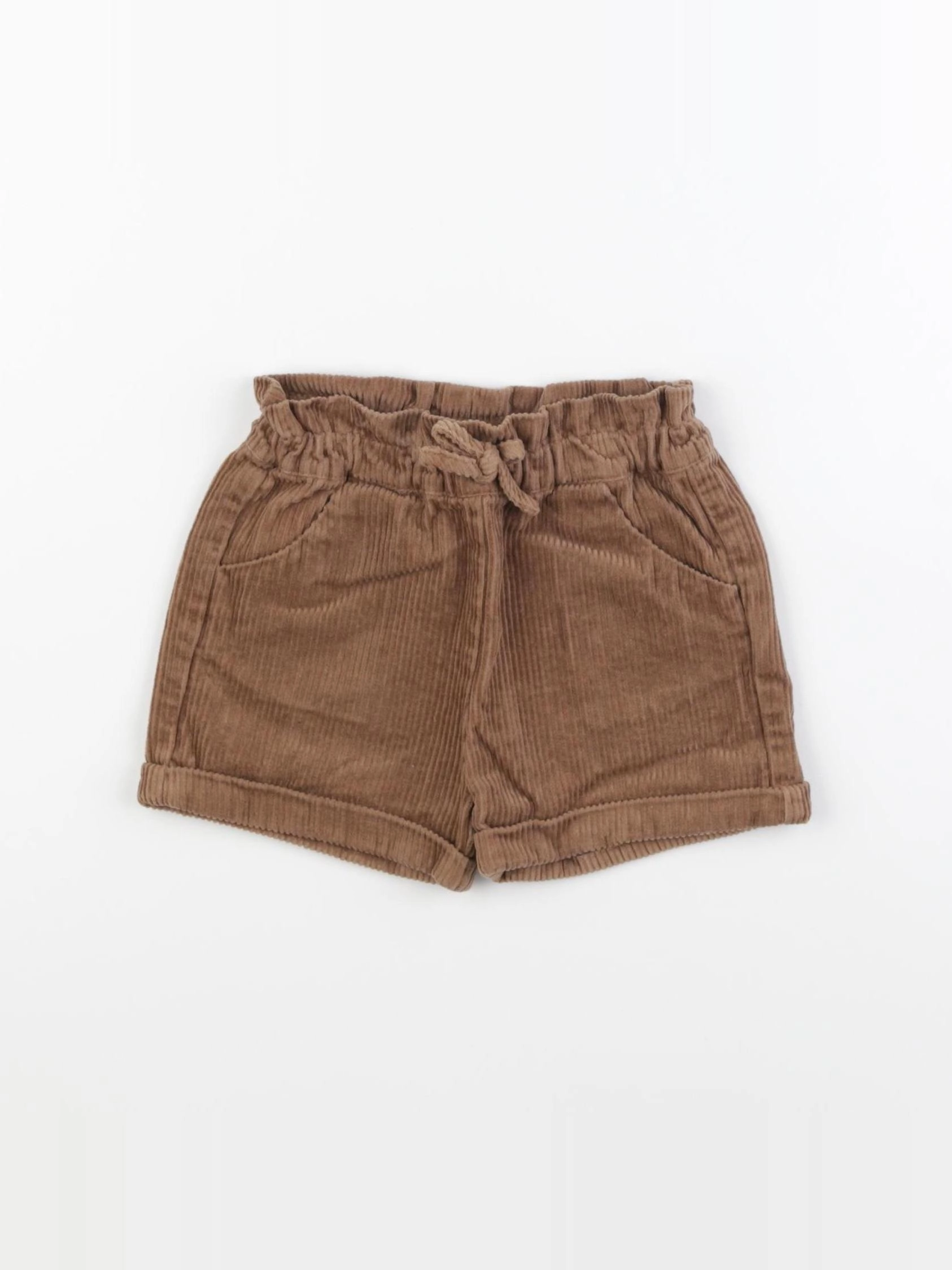 Vertbaudet - short marron - 18 mois