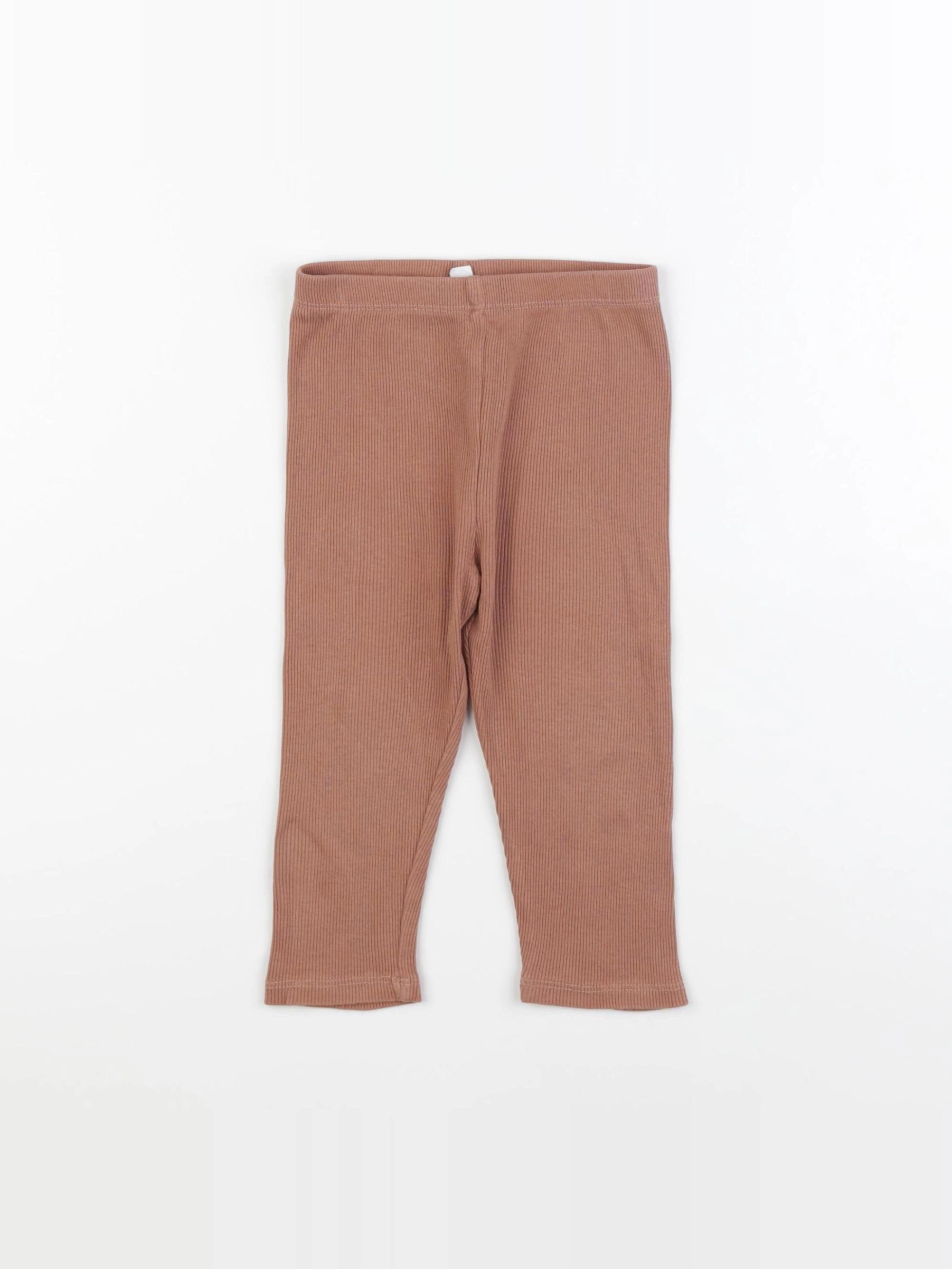 Vertbaudet - legging marron - 24 mois