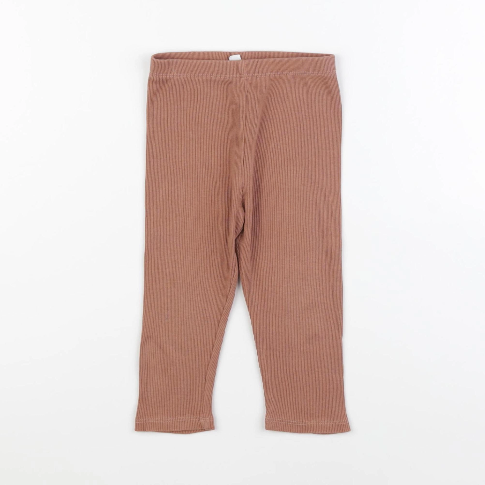 Vertbaudet - legging marron - 24 mois