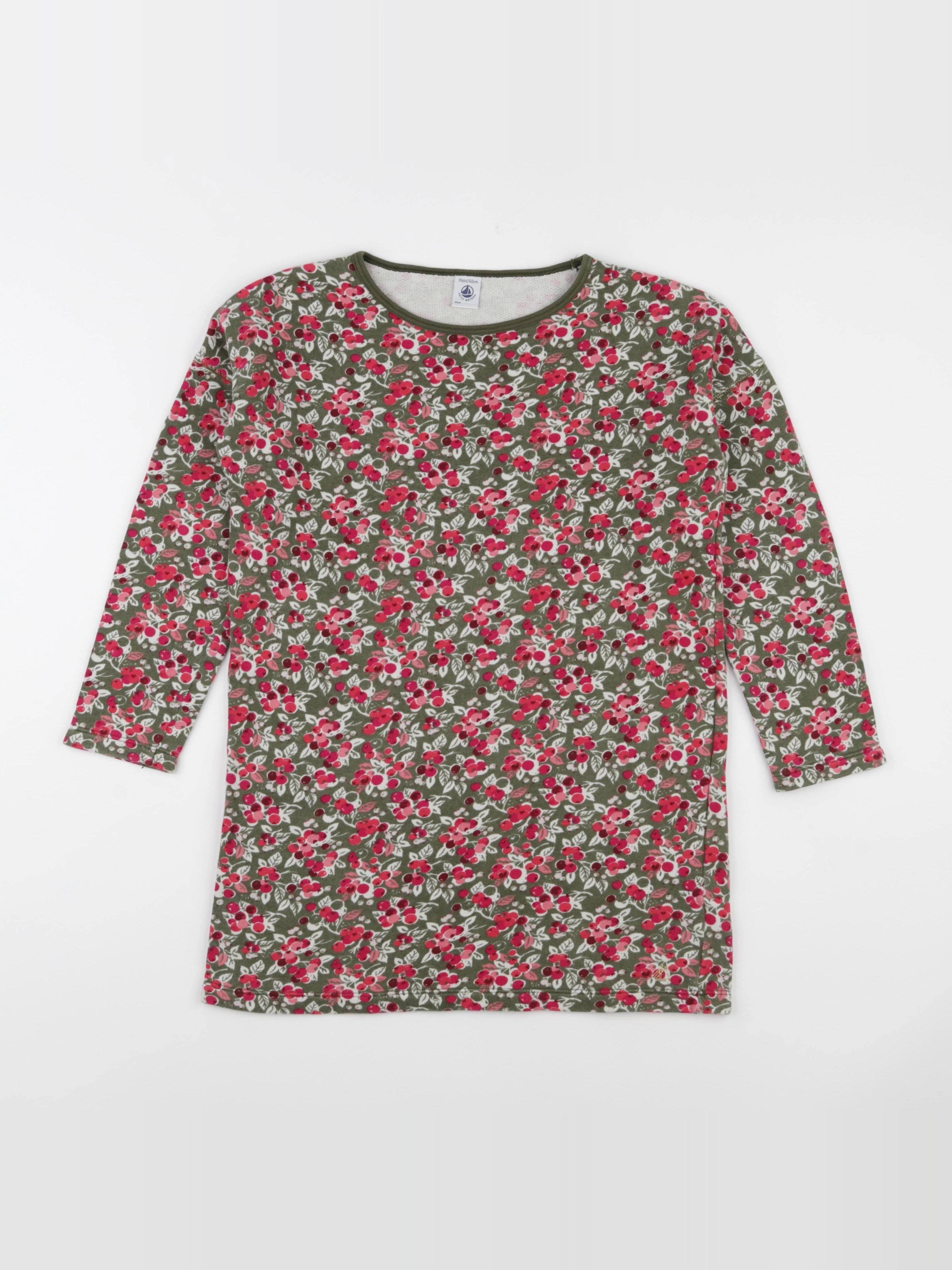 Petit Bateau - tee-shirt rose, vert - 10 ans