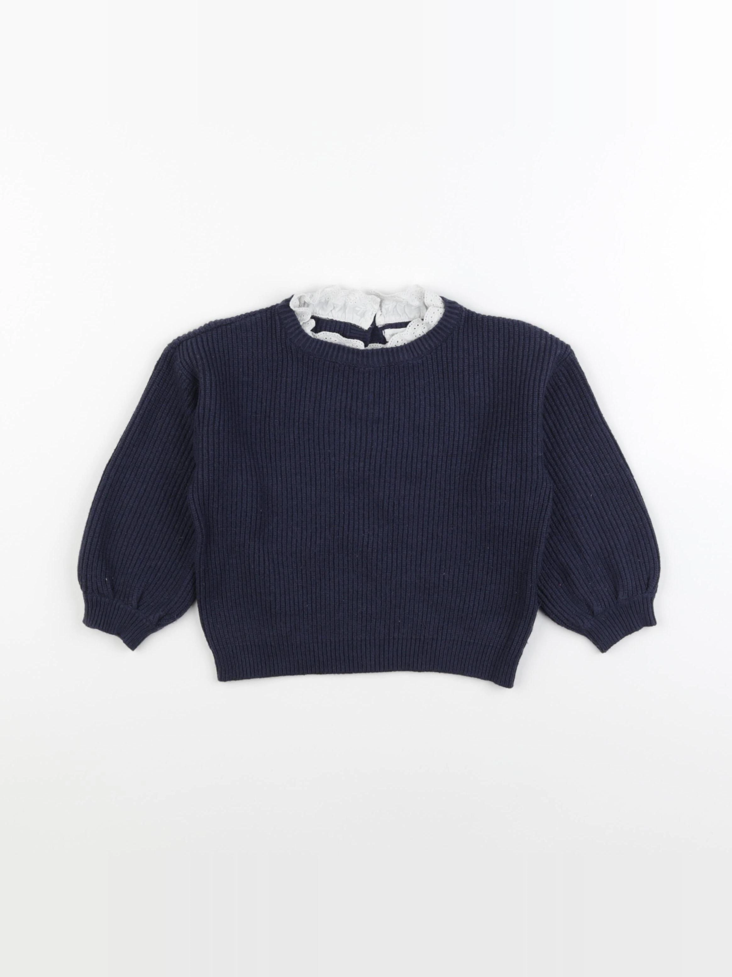 Vertbaudet - pull bleu - 24 mois
