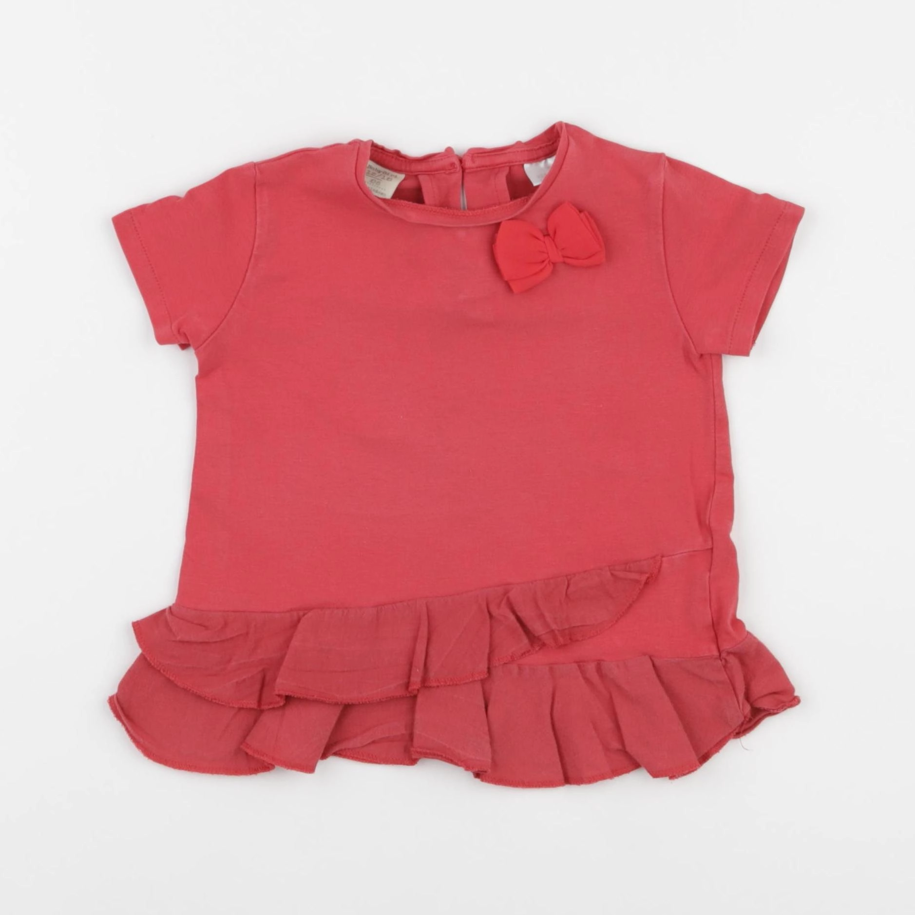 Zara - tee-shirt rose - 12/18 mois