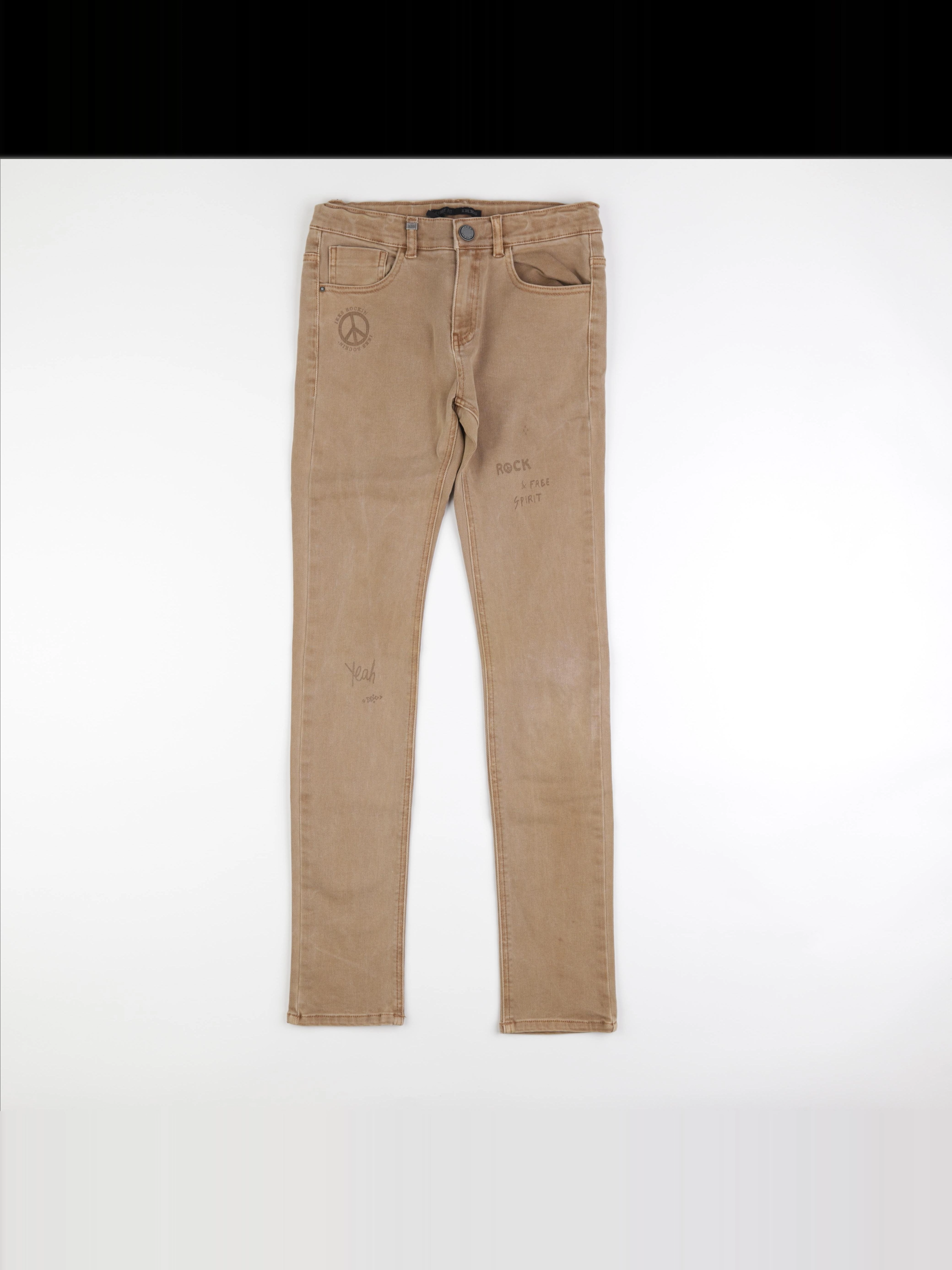 IKKS - jean marron - 14 ans