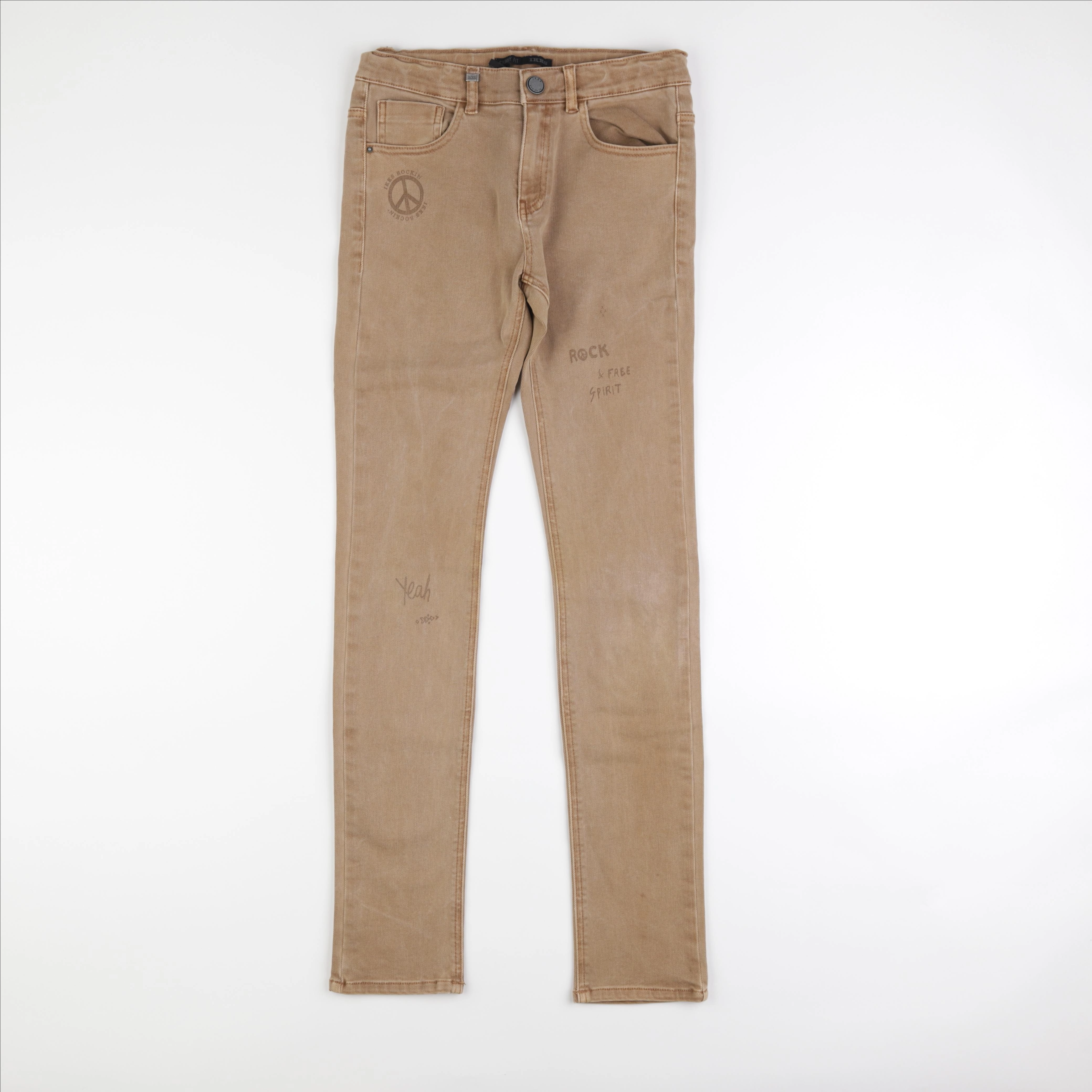 IKKS - jean marron - 14 ans