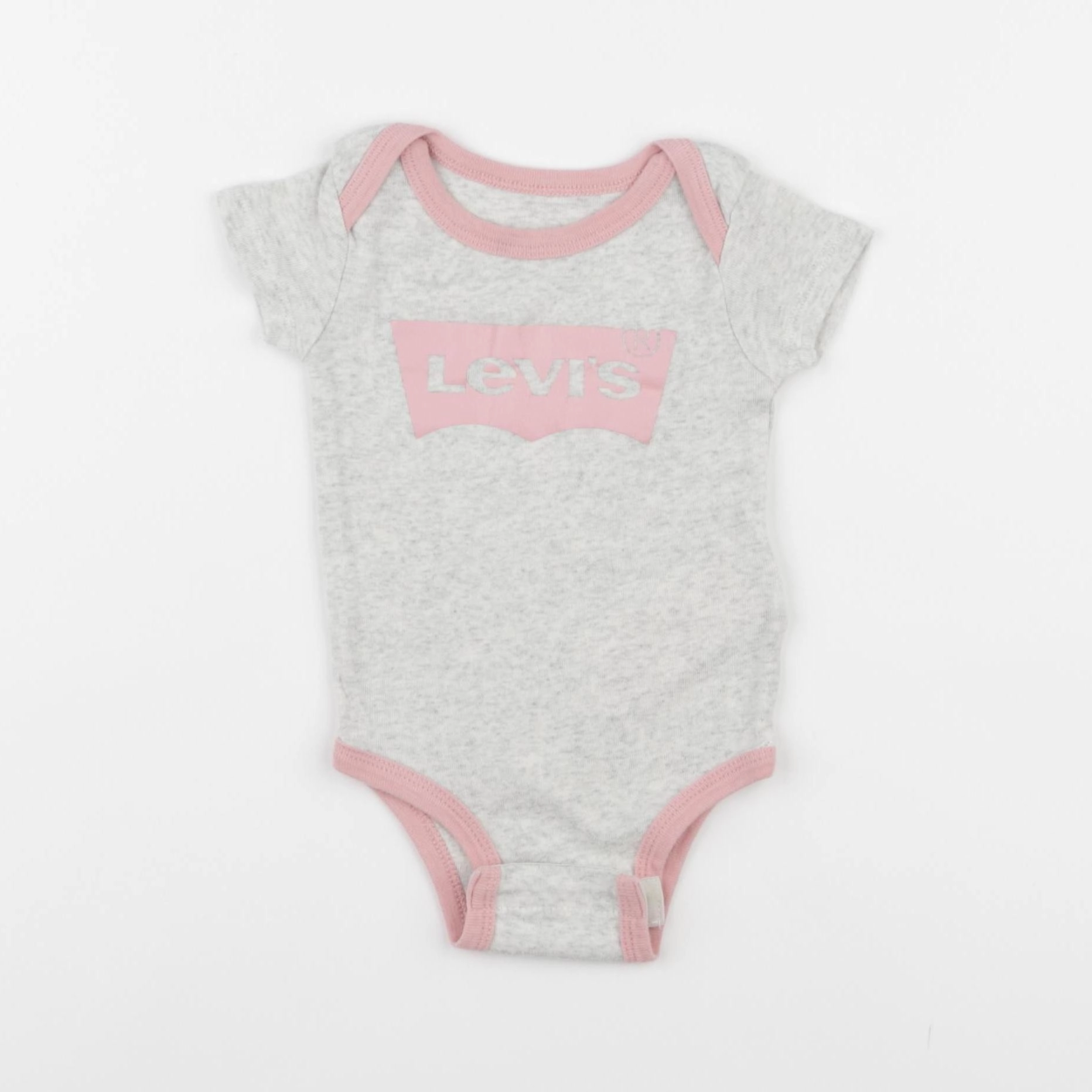 Levi's - body gris - 0/6 mois