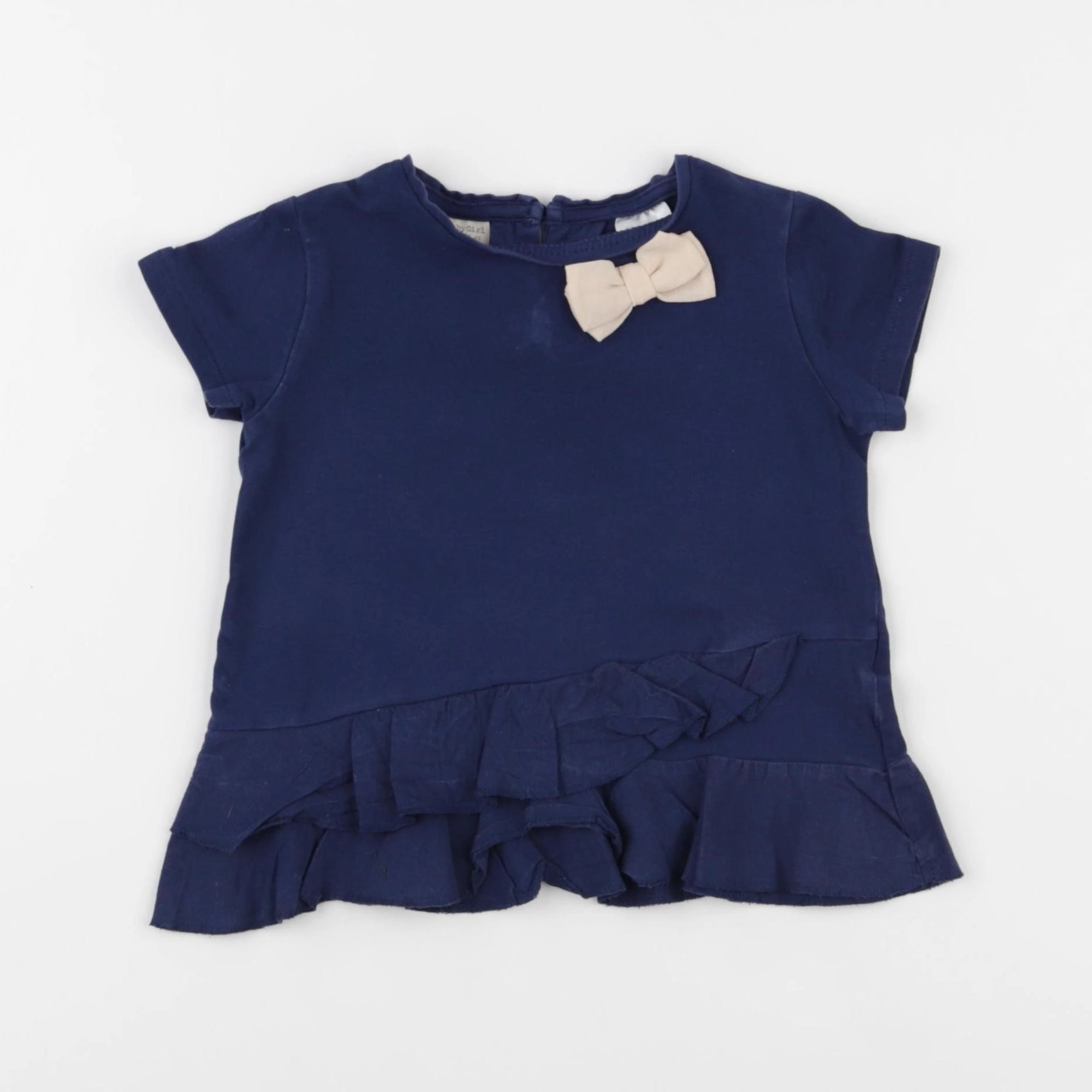Zara - tee-shirt bleu - 12/18 mois
