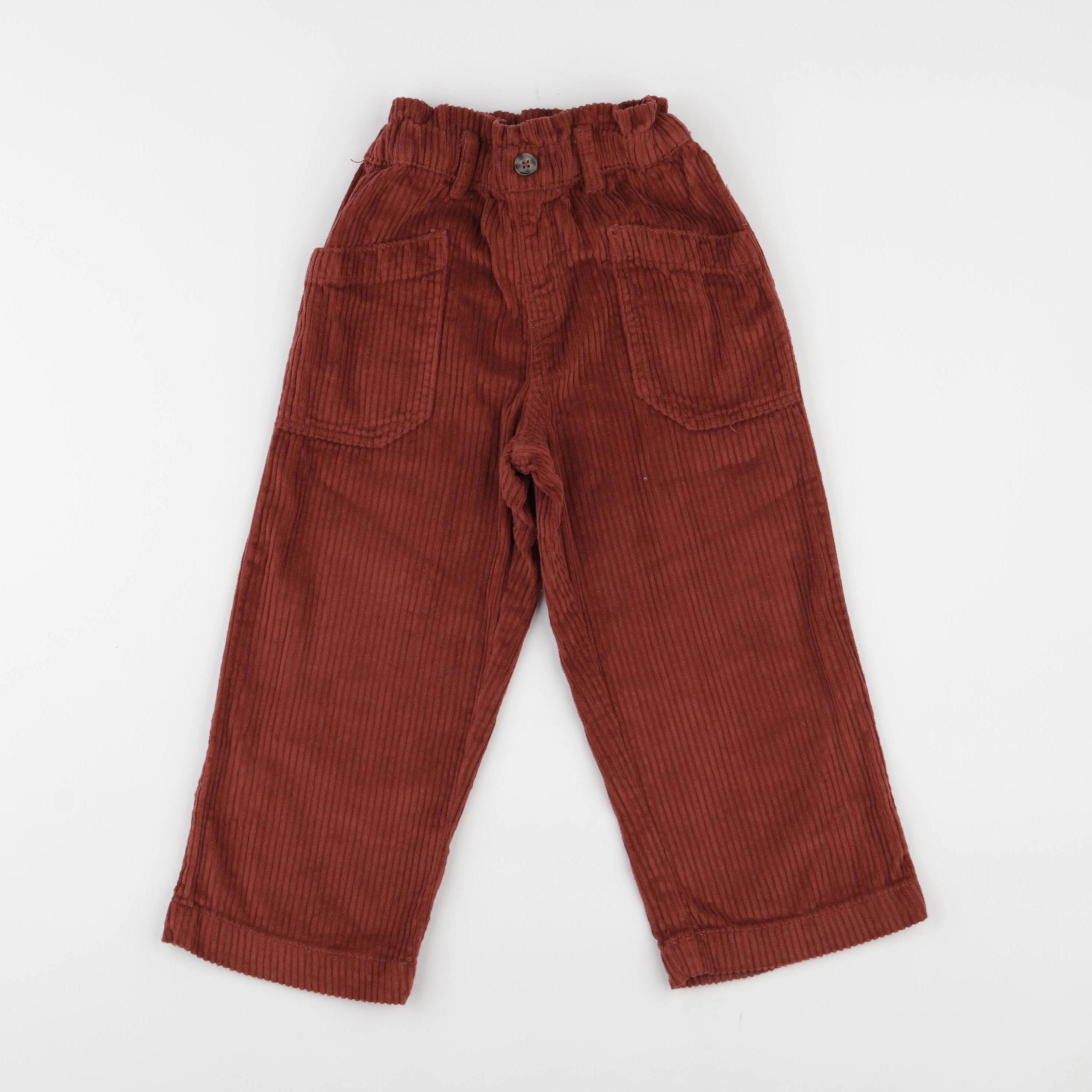 Monoprix - pantalon marron - 4 ans