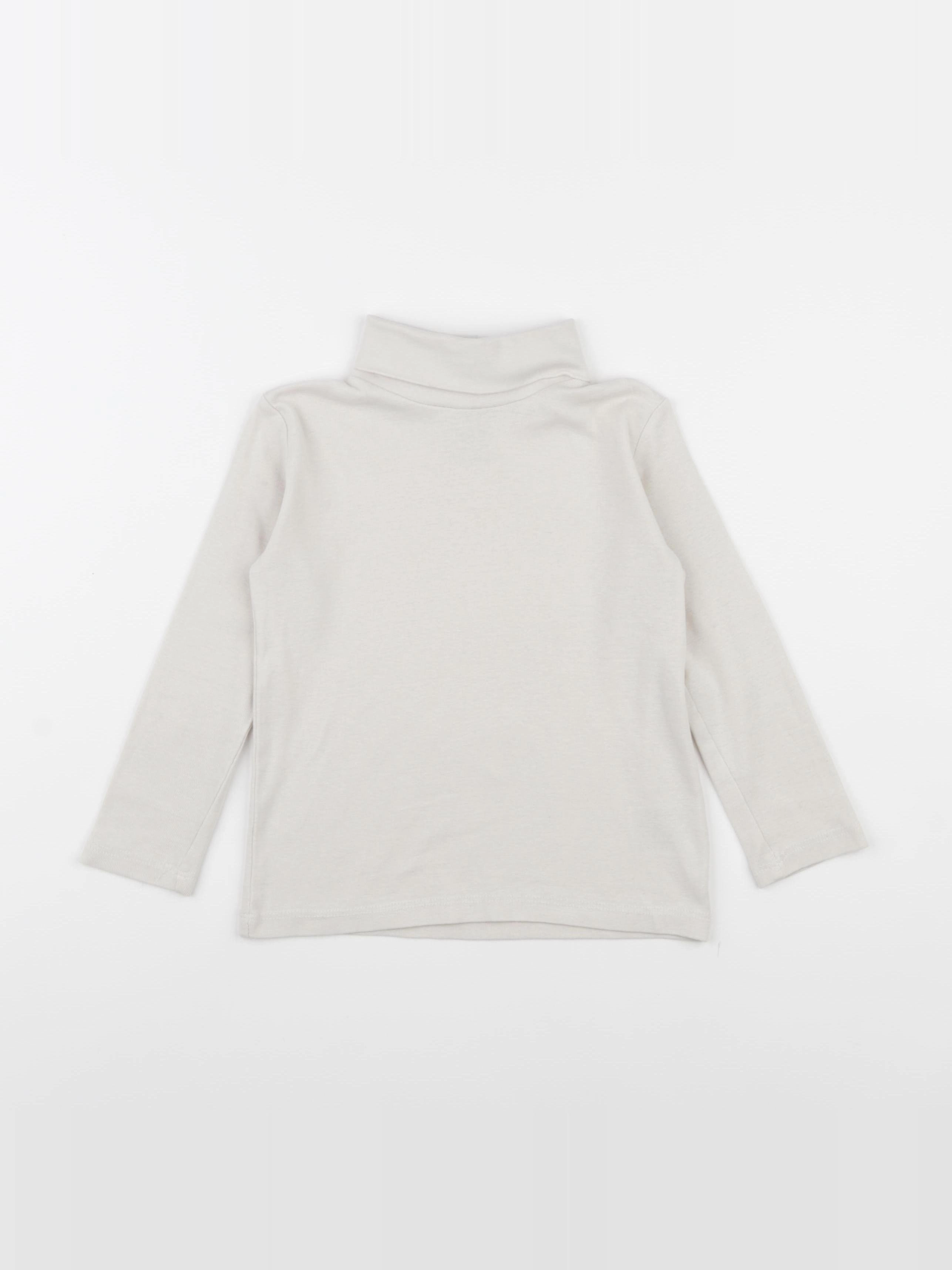 H&M - sous-pull blanc - 2/4 ans