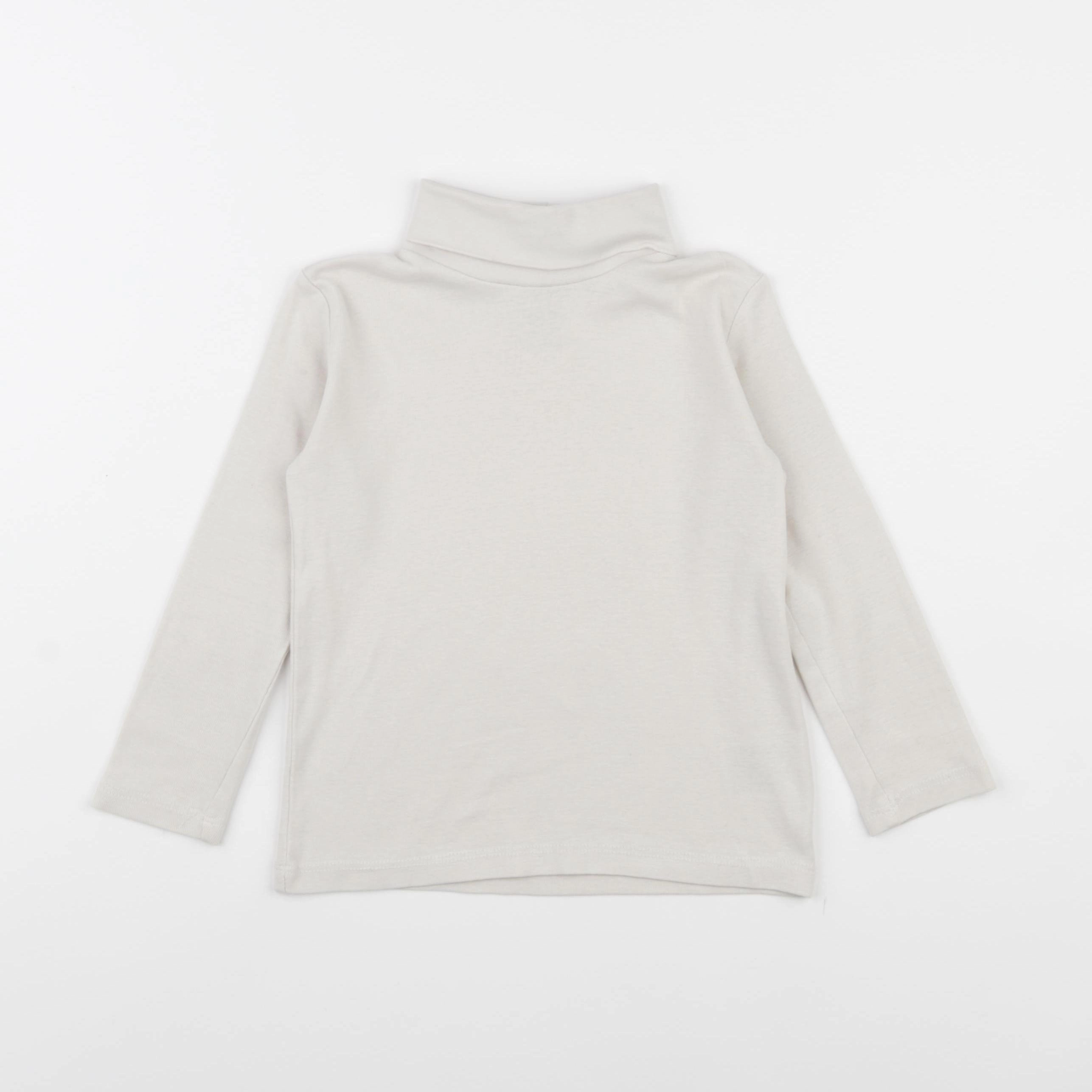 H&M - sous-pull blanc - 2/4 ans