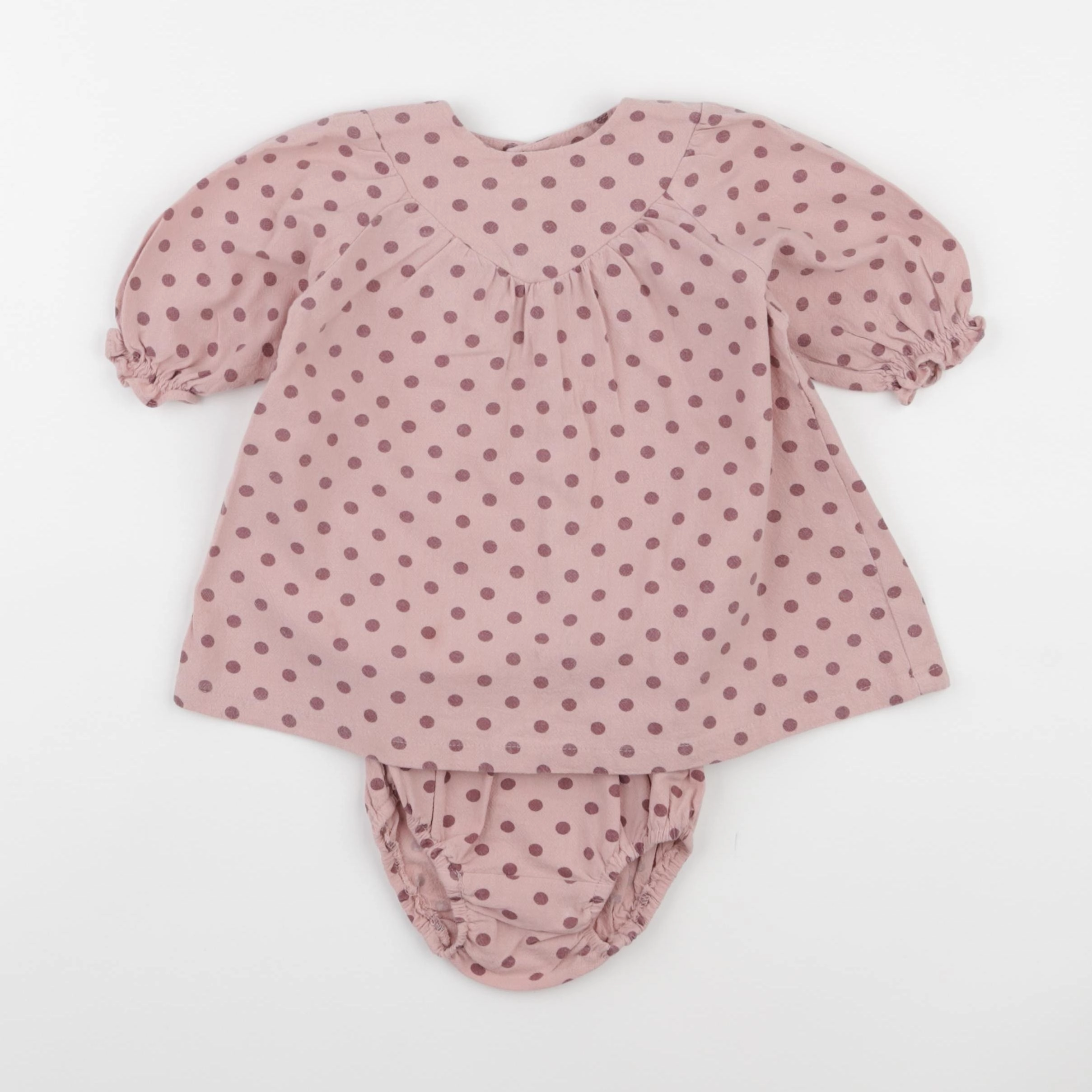 Zara - robe rose - 6/9 mois