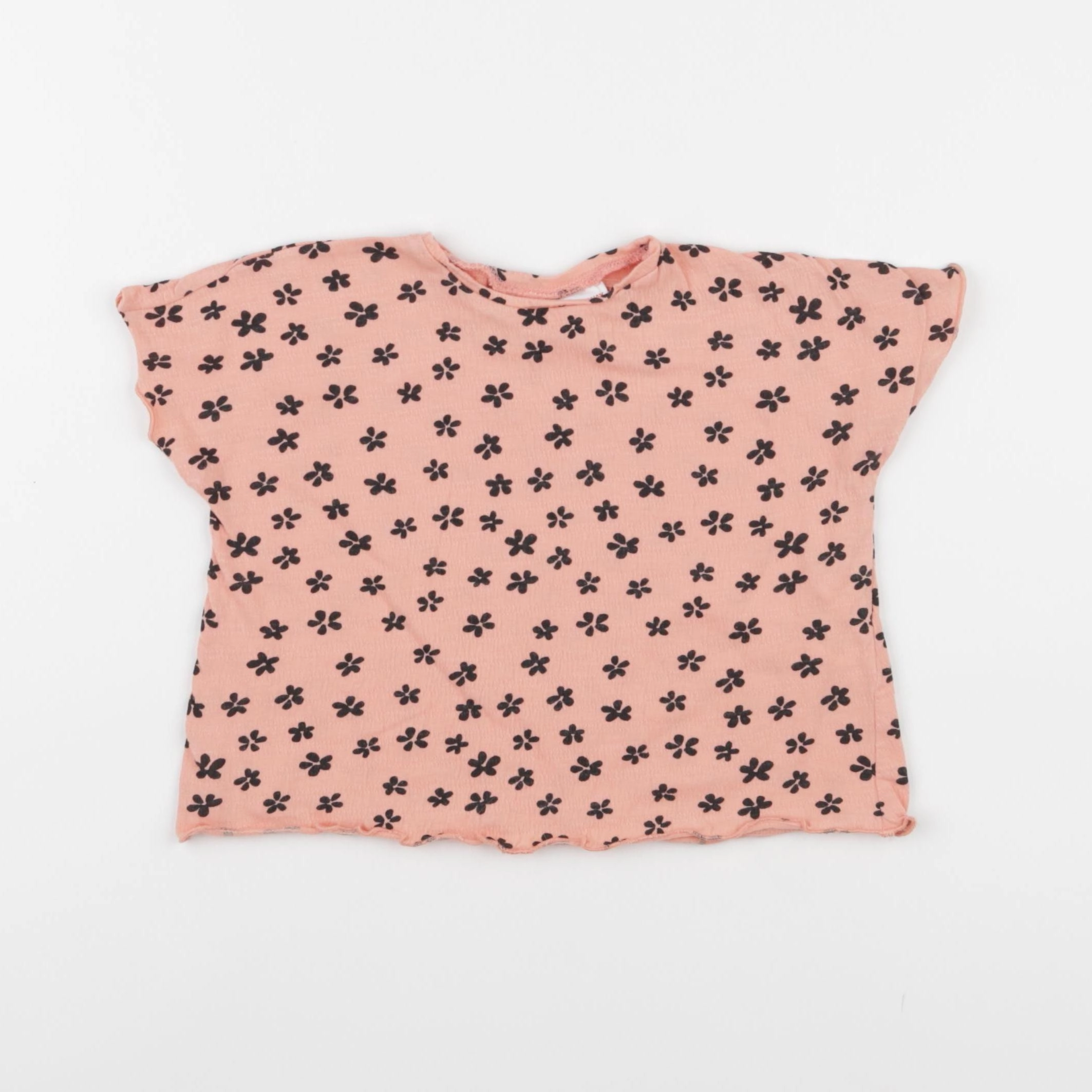 Zara - tee-shirt rose - 9/12 mois