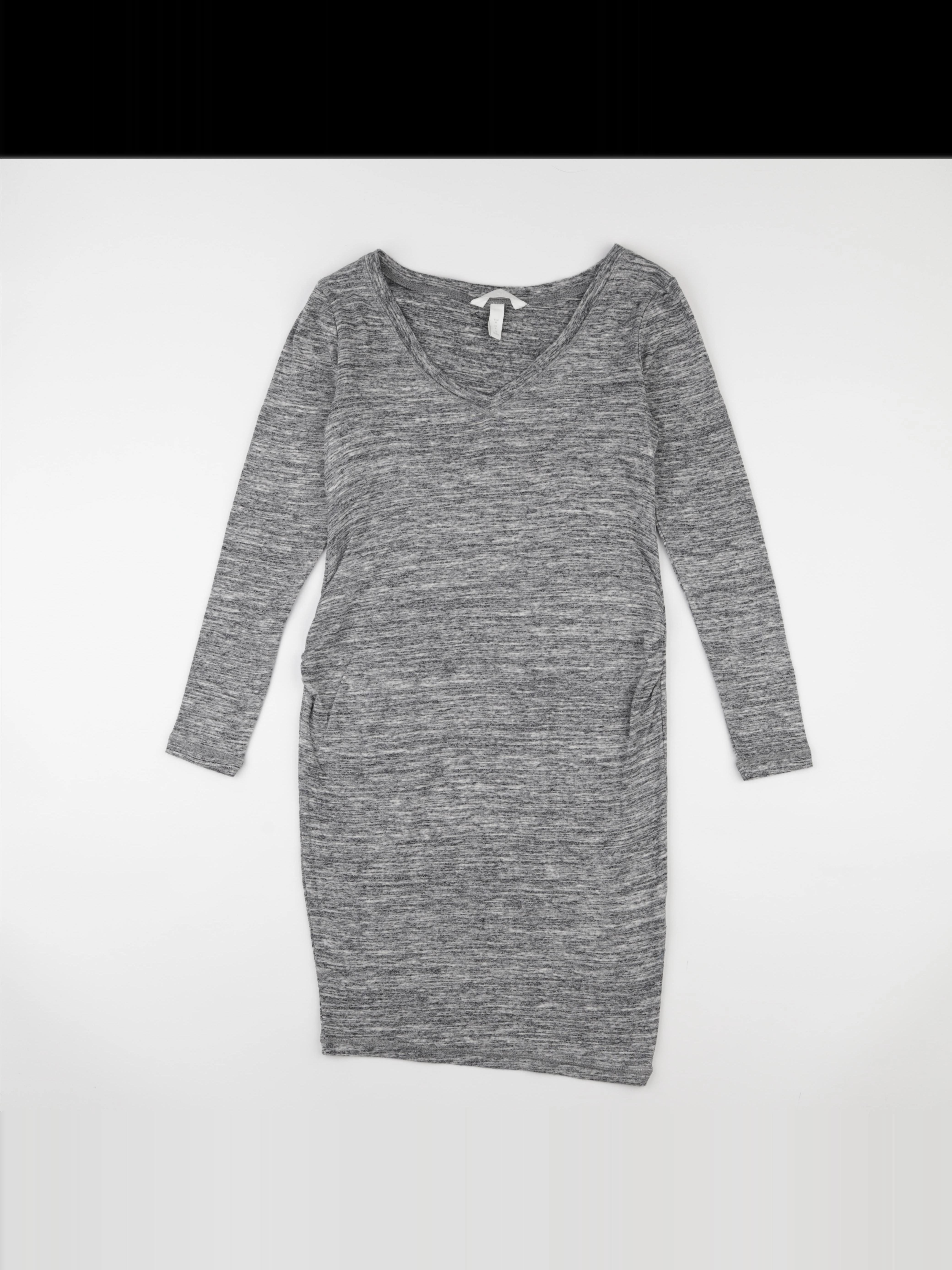 H&M - robe grossesse gris - m