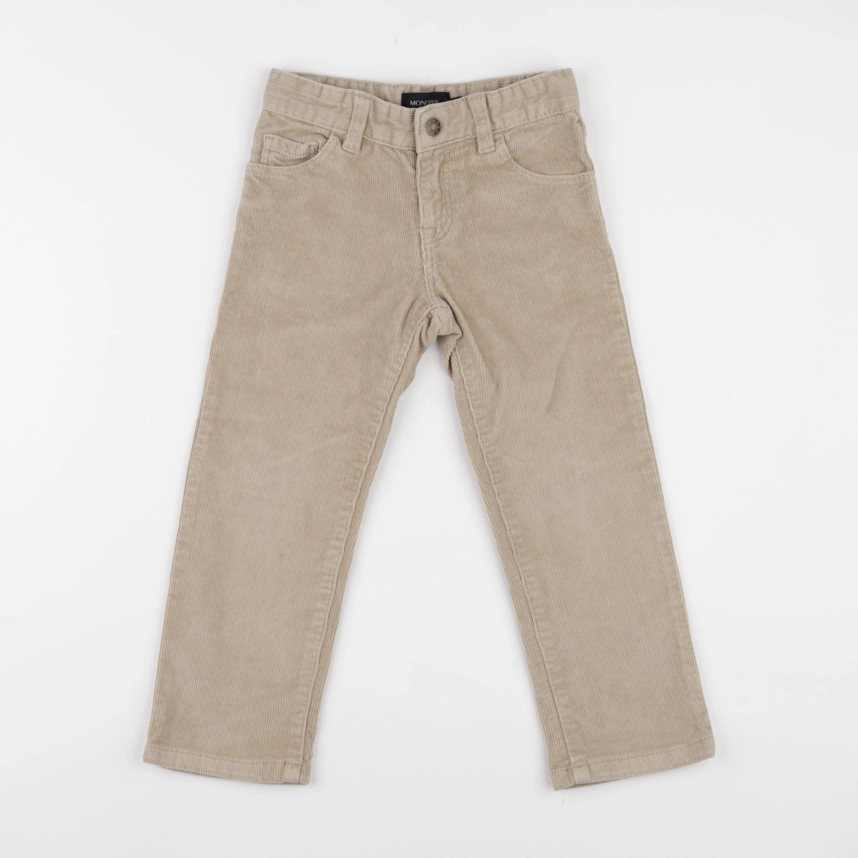 Monoprix - pantalon marron - 4 ans